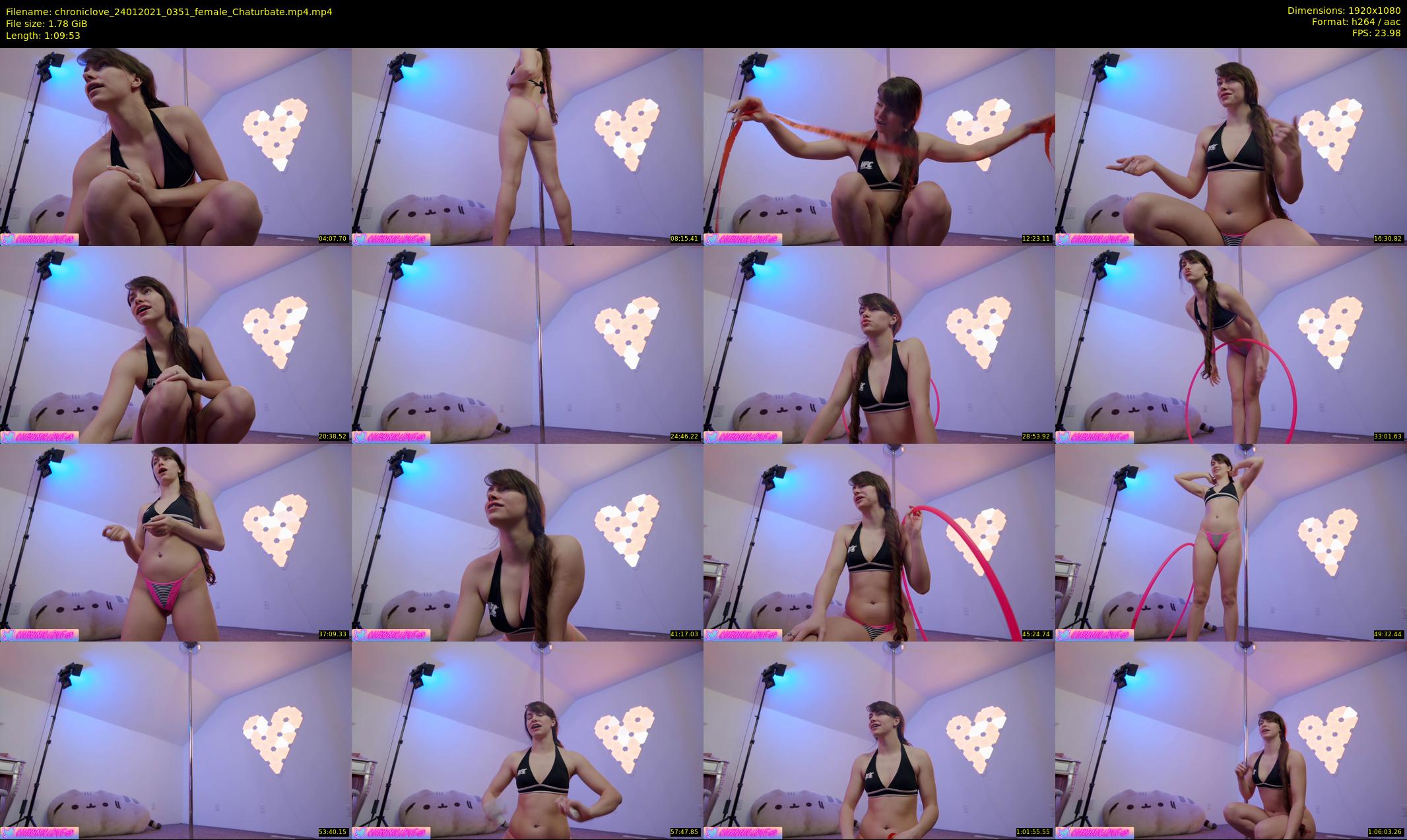 chroniclove — 70 minute Chaturbate female cam show recording, 1080p, Jan 24, 2021