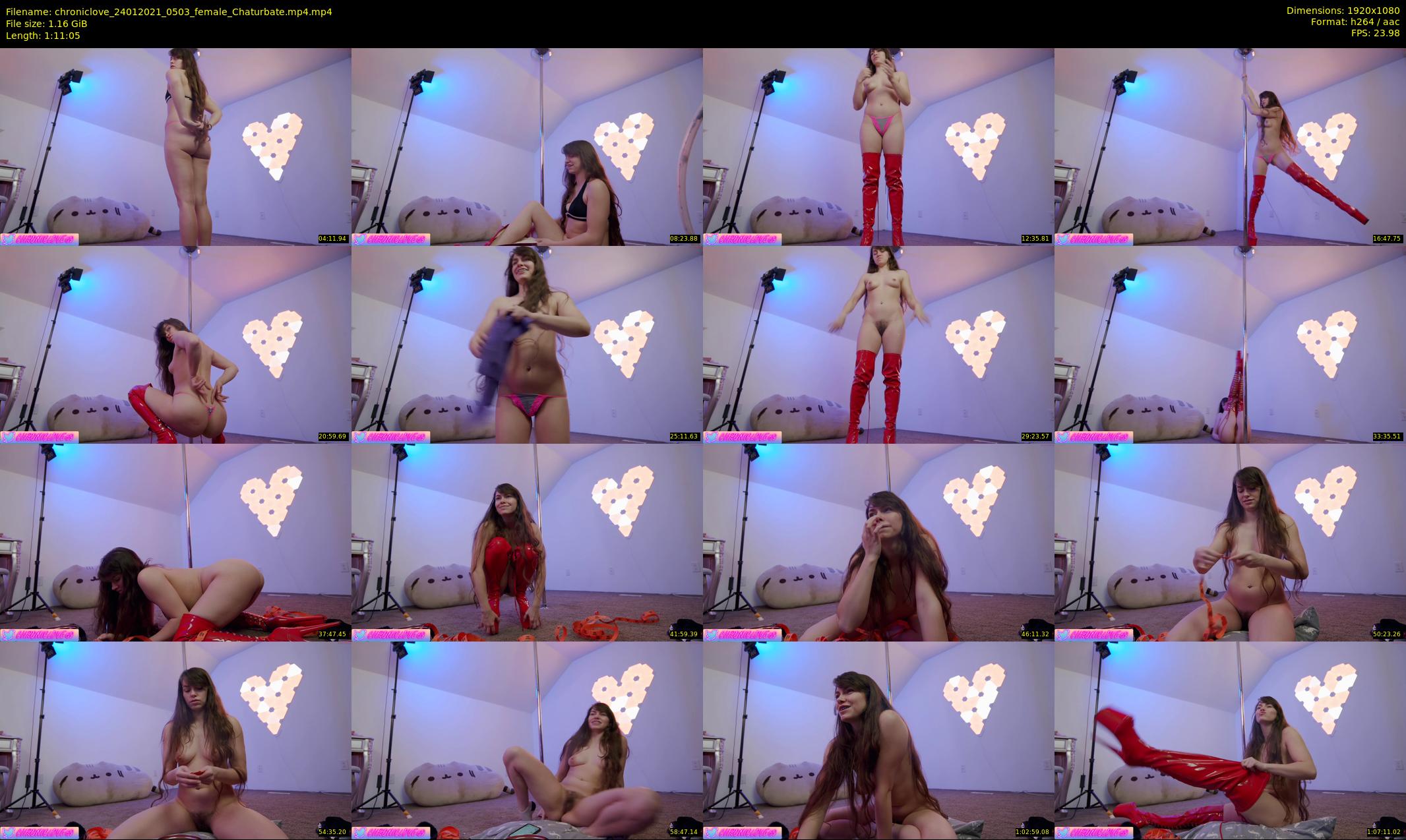 chroniclove — 72 minute Chaturbate female cam show recording, 1080p, Jan 24, 2021