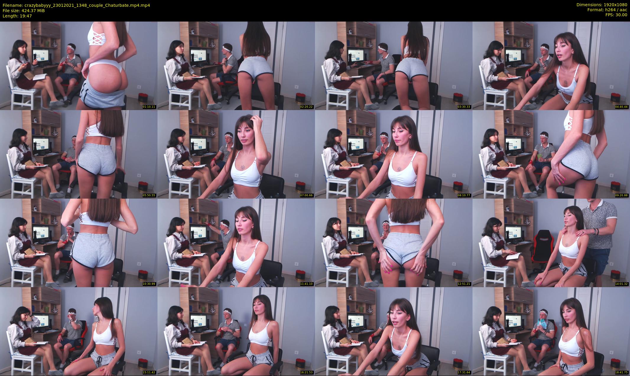 crazybabyyy — 20 minute Chaturbate couple cam show recording, 1080p, Jan 23, 2021