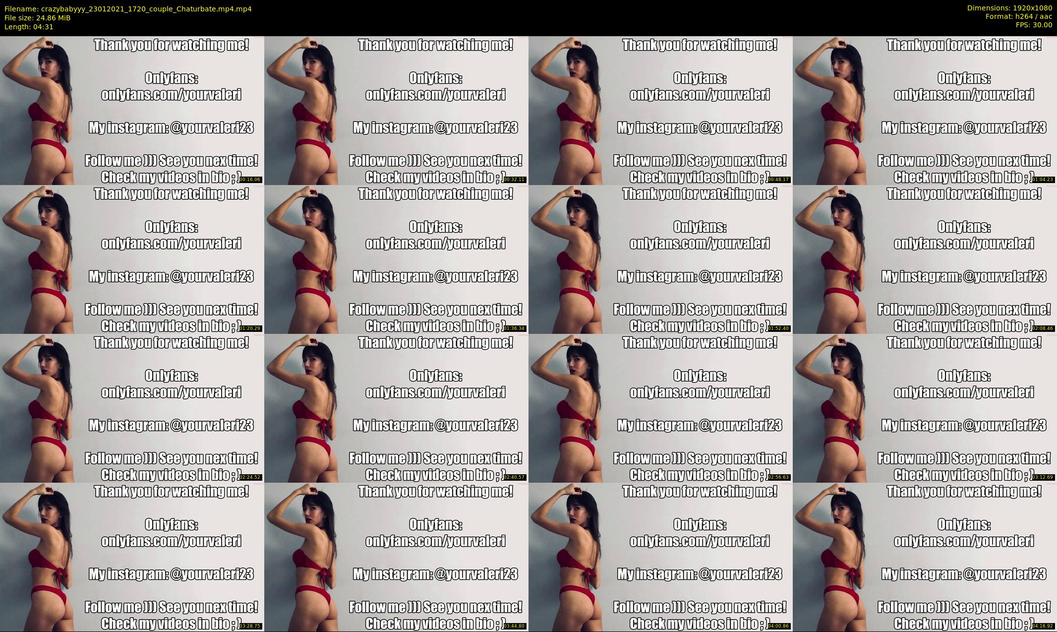 crazybabyyy — 5 minute Chaturbate couple cam show recording, 1080p, Jan 23, 2021