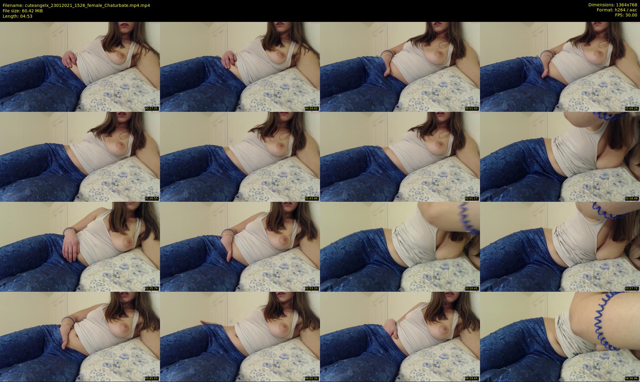 cuteangelx — 5 minute Chaturbate female cam show recording, 720p, Jan 23, 2021