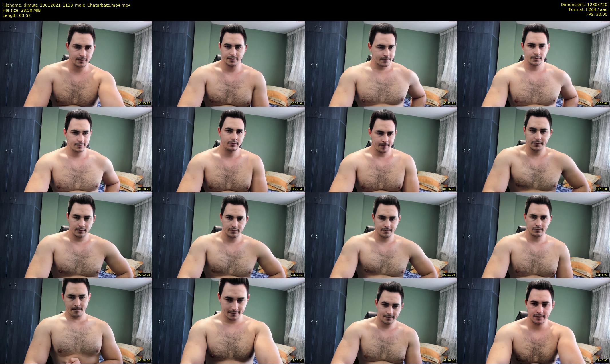 djmute — 4 minute Chaturbate male cam show recording, 720p, Jan 23, 2021