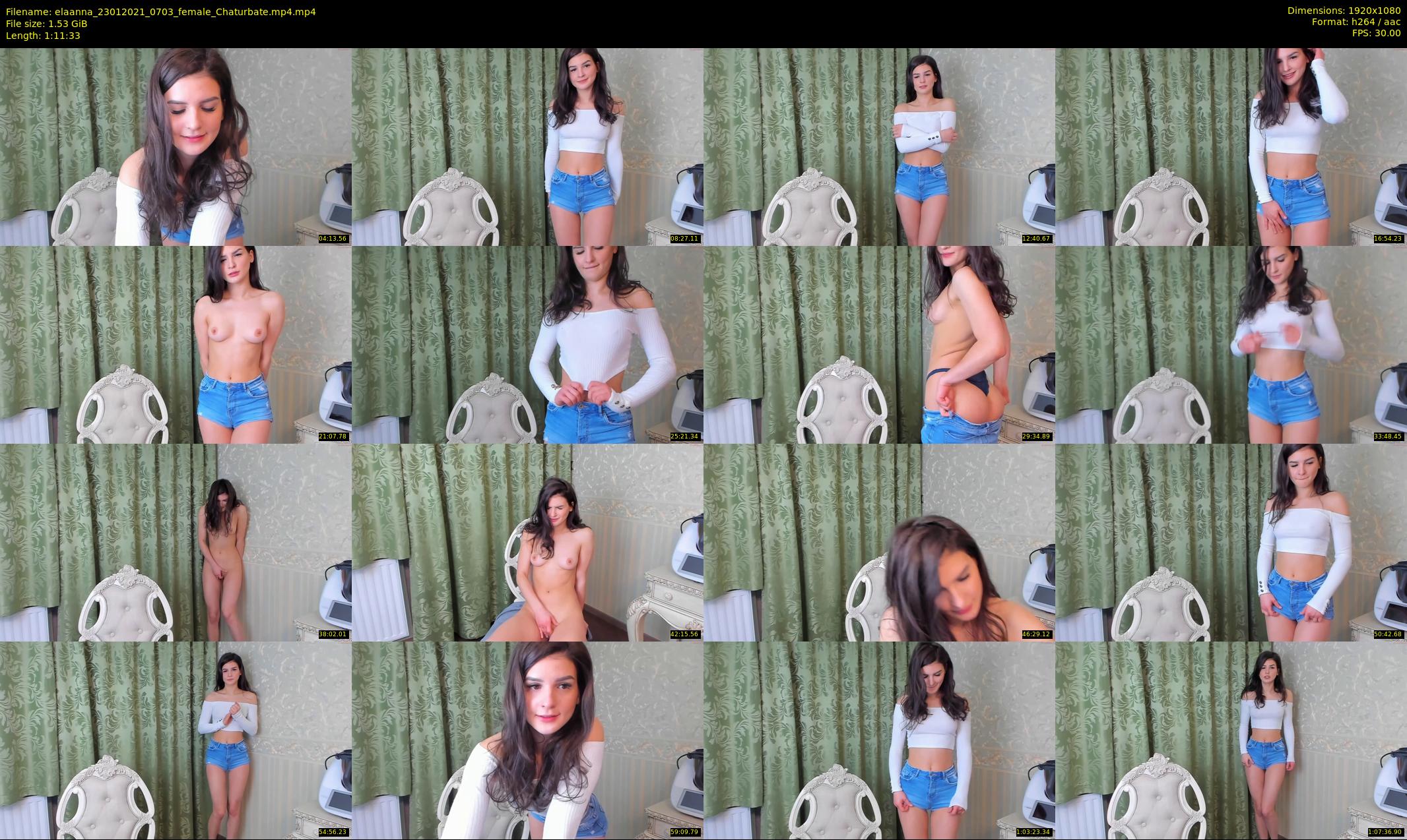 elaanna — 72 minute Chaturbate female cam show recording, 1080p, Jan 23, 2021