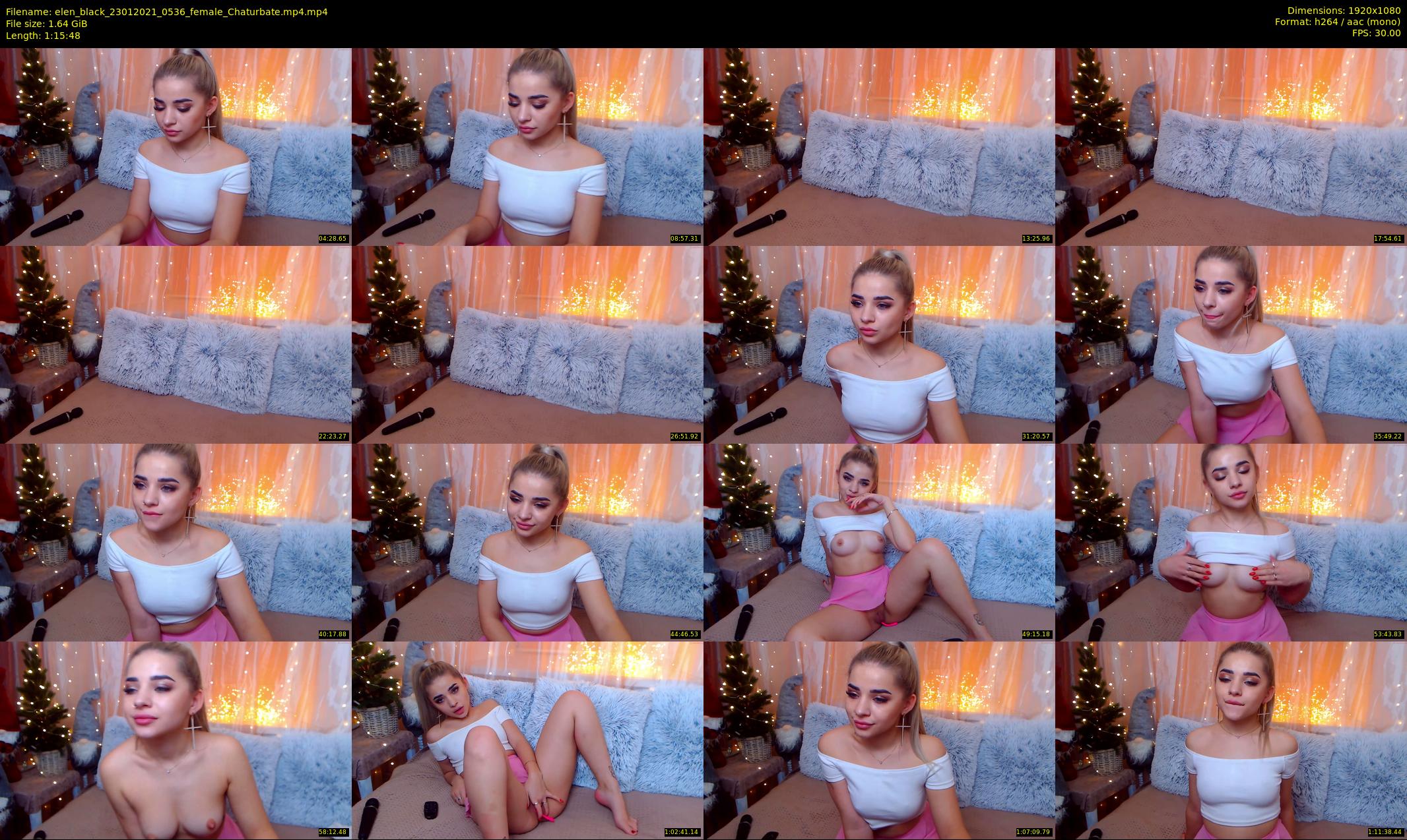 elen_black — 76 minute Chaturbate female cam show recording, 1080p, Jan 23, 2021