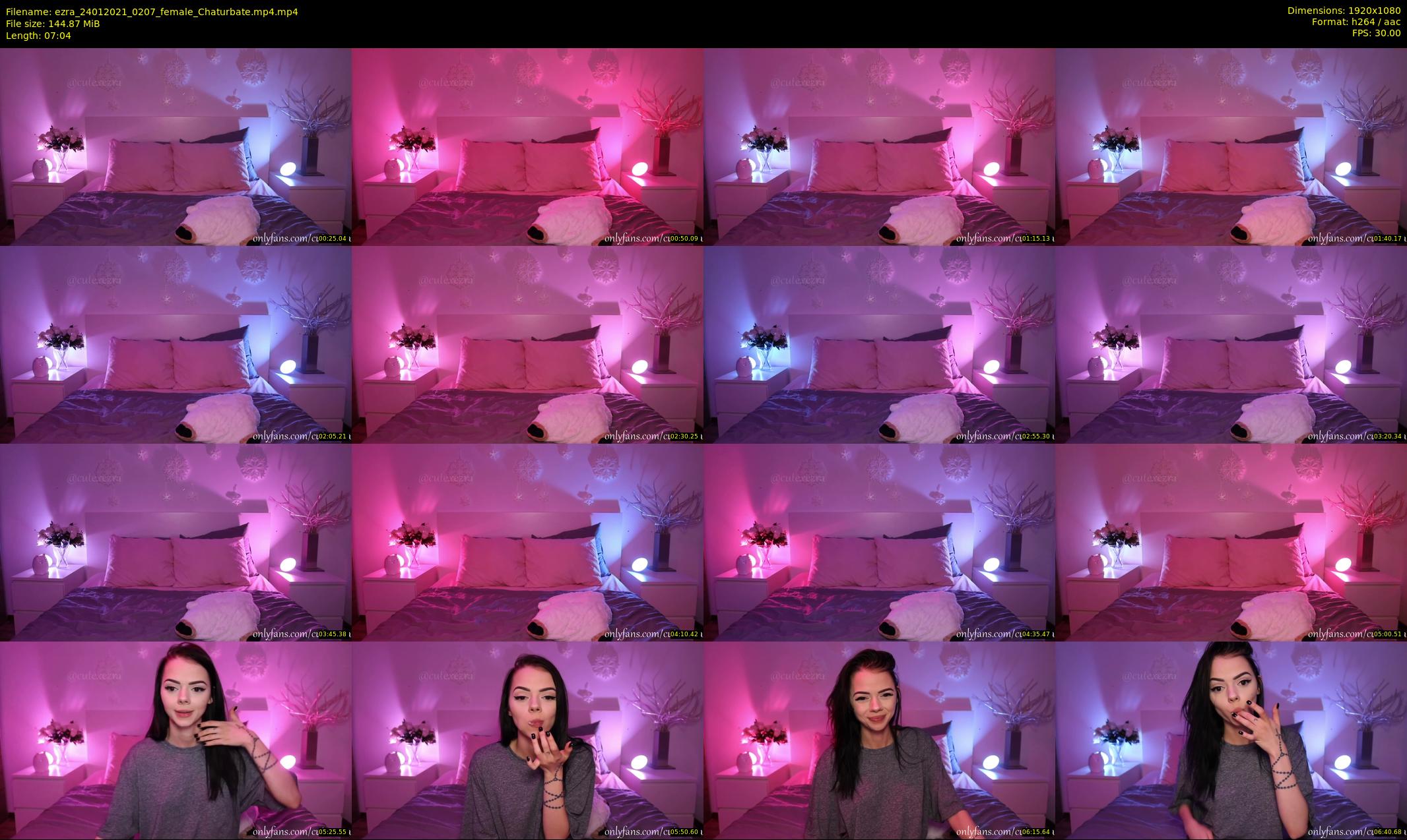 ezra — 8 minute Chaturbate female cam show recording, 1080p, Jan 24, 2021