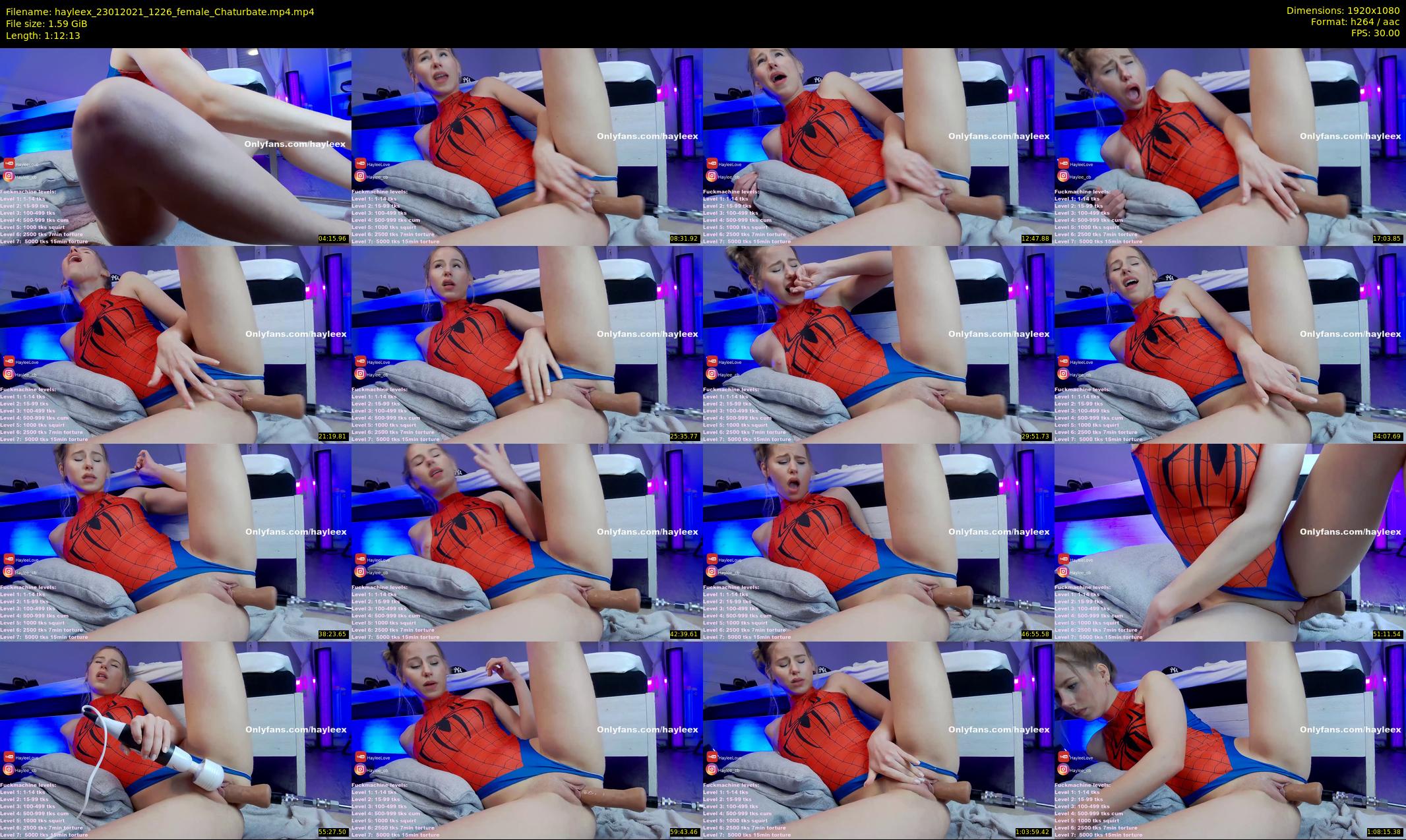 hayleex — 73 minute Chaturbate female cam show recording, 1080p, Jan 23, 2021