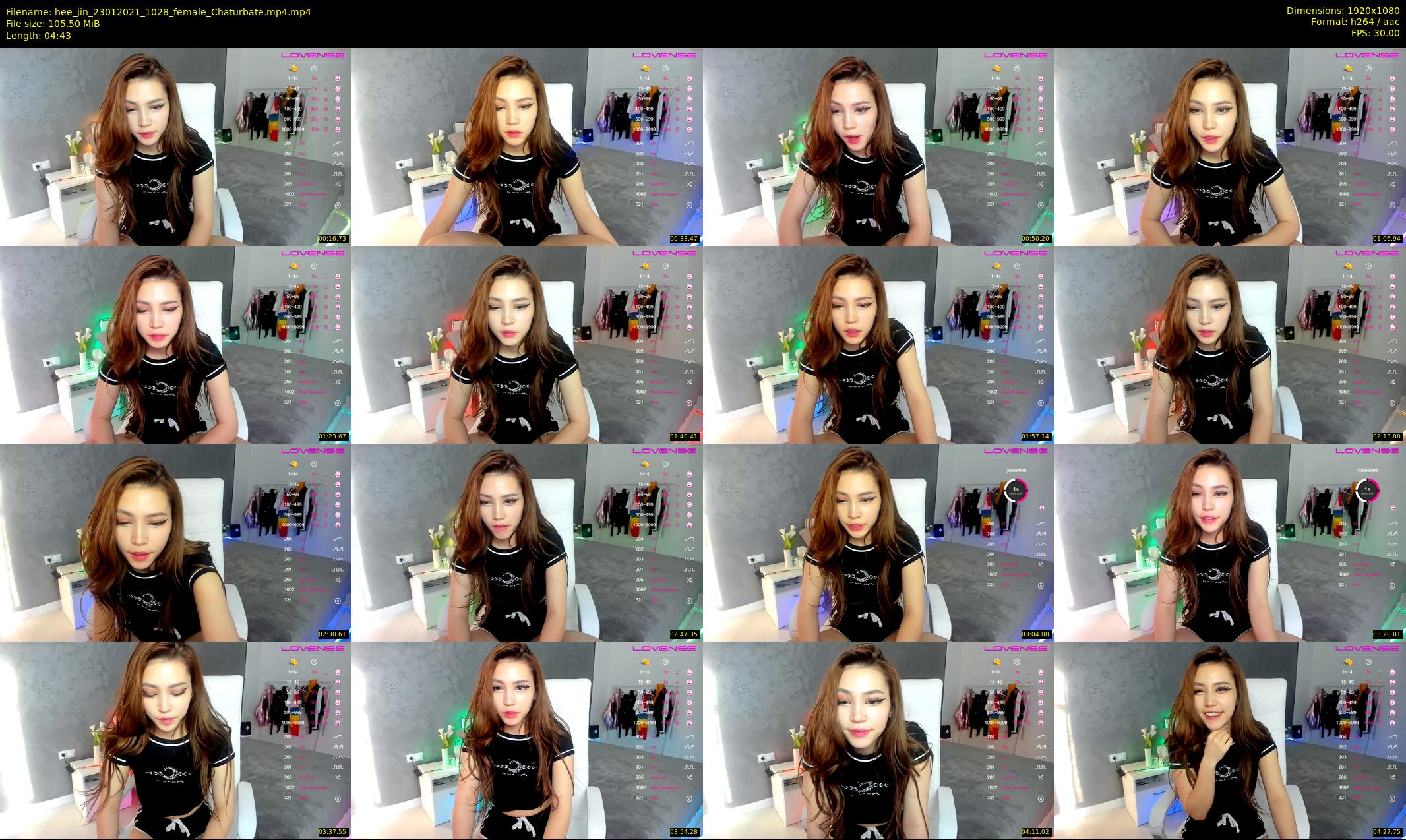 hee_jin — 5 minute Chaturbate female cam show recording, 1080p, Jan 23, 2021