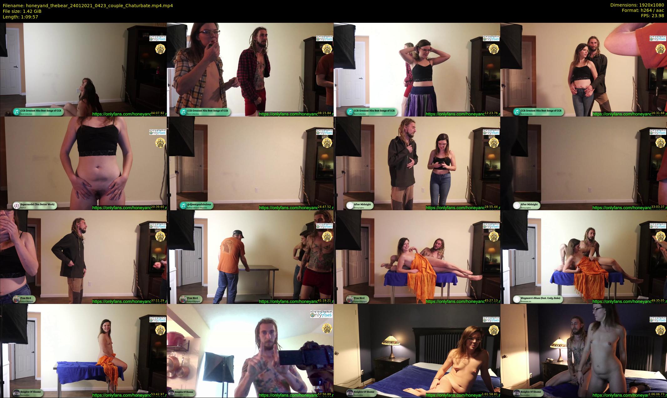 honeyand_thebear — 70 minute Chaturbate couple cam show recording, 1080p, Jan 24, 2021