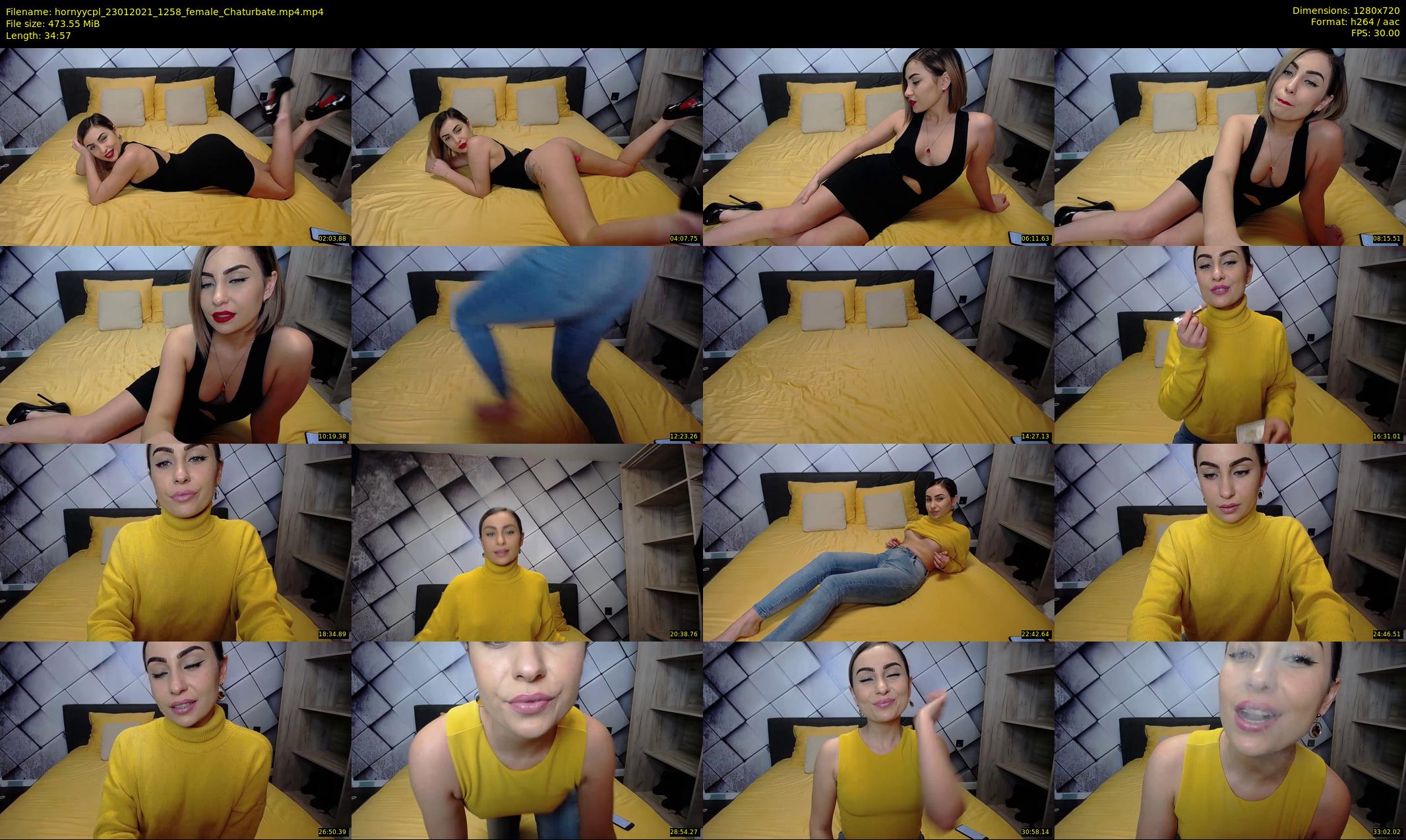 hornyycpl — 35 minute Chaturbate couple cam show recording, 720p, Jan 23, 2021