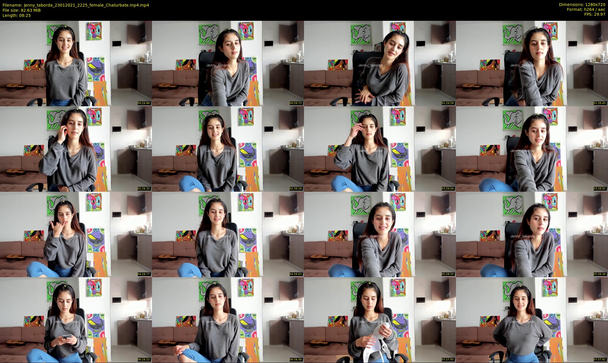 jenny_taborda — 9 minute Chaturbate female cam show recording, 720p, Jan 23, 2021