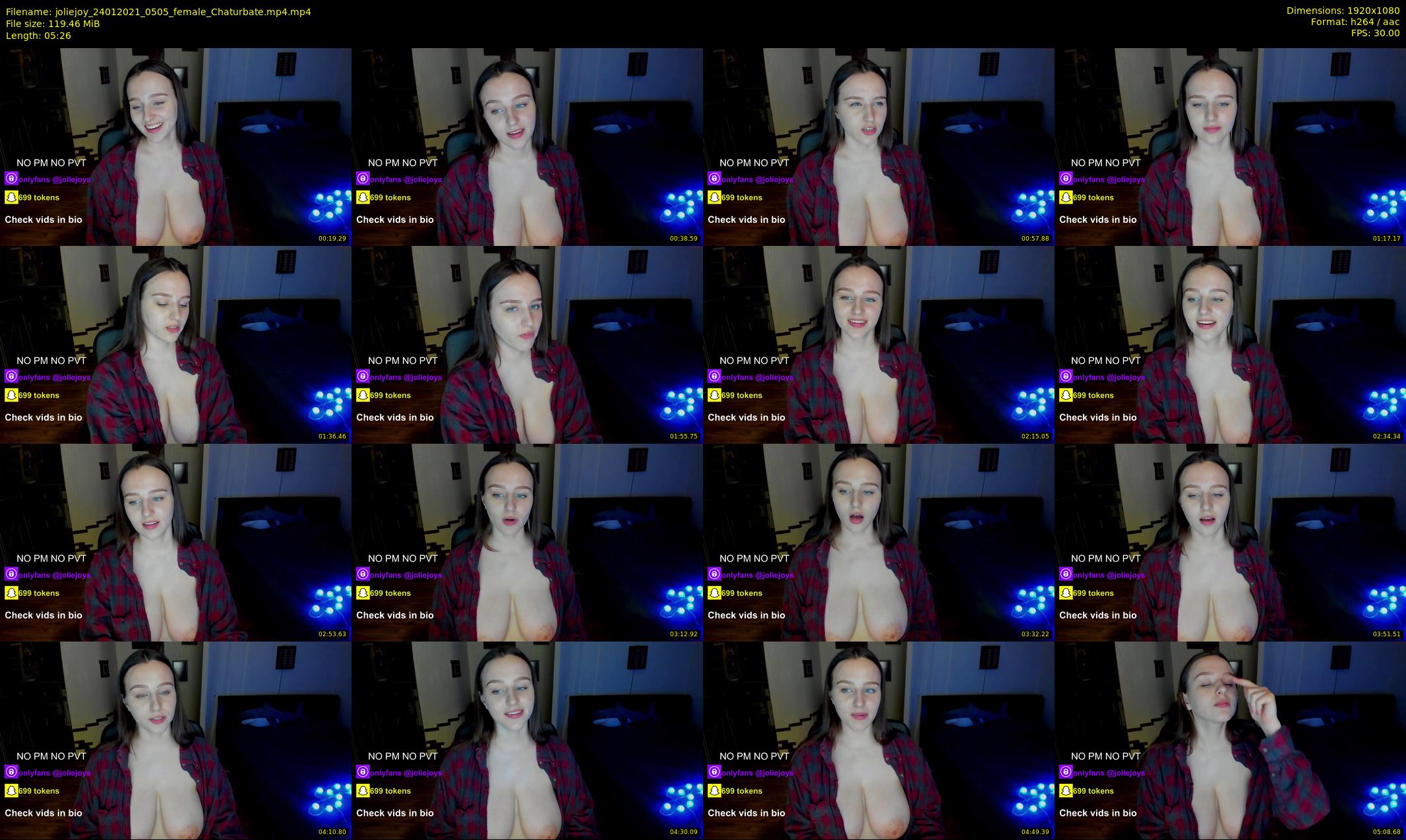 joliejoy — 6 minute Chaturbate female cam show recording, 1080p, Jan 24, 2021
