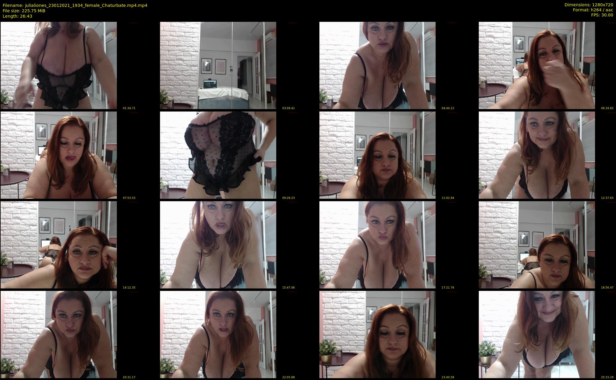 julialiones — 27 minute Chaturbate female cam show recording, 720p, Jan 23, 2021