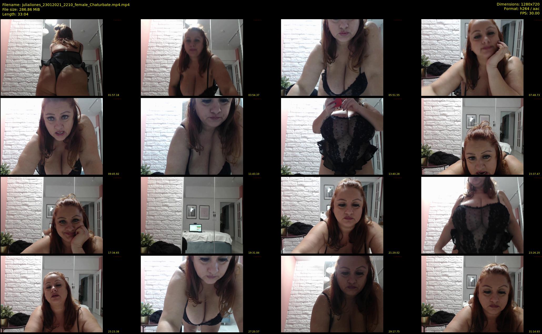 julialiones — 34 minute Chaturbate female cam show recording, 720p, Jan 23, 2021