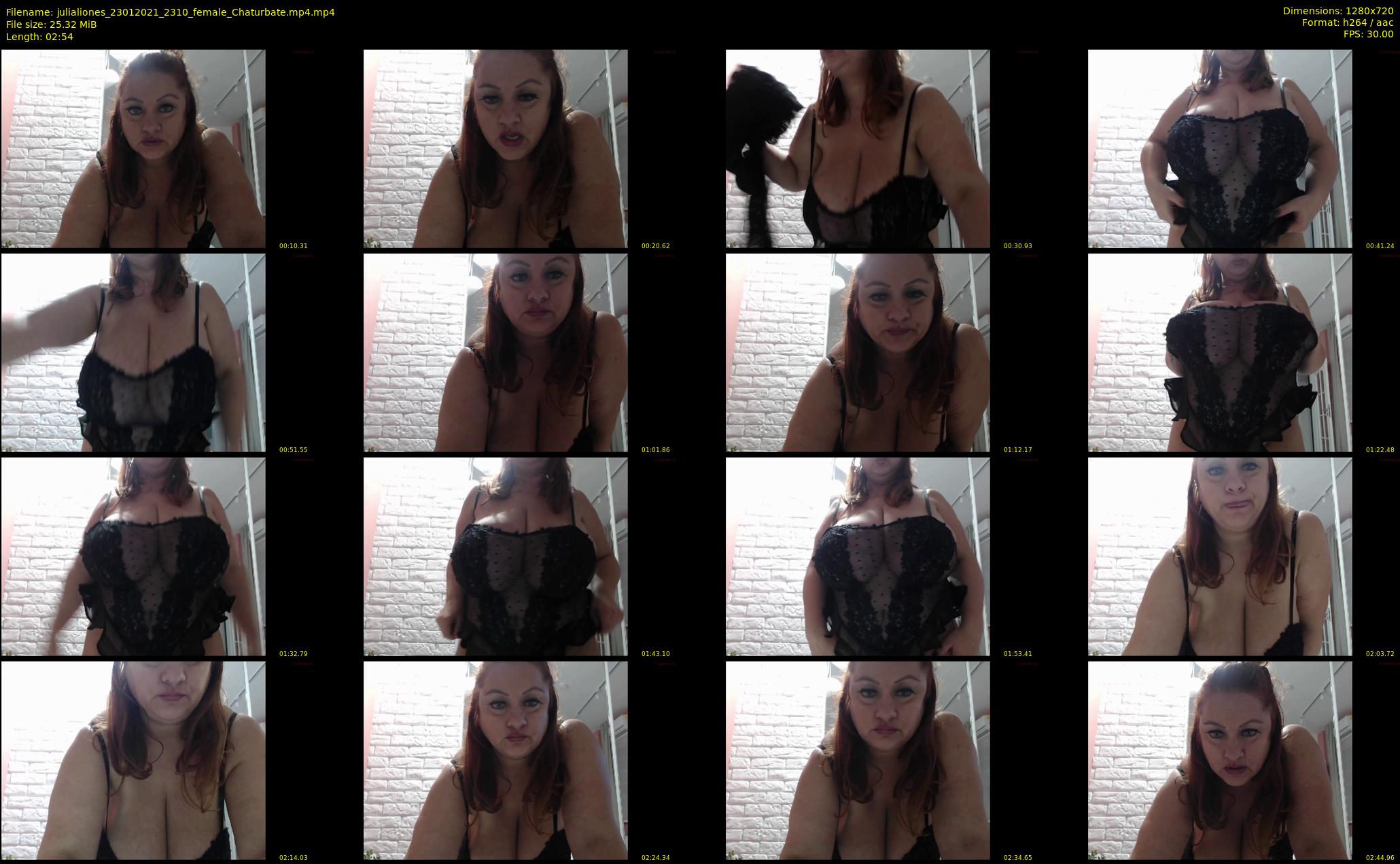 julialiones — 3 minute Chaturbate female cam show recording, 720p, Jan 23, 2021