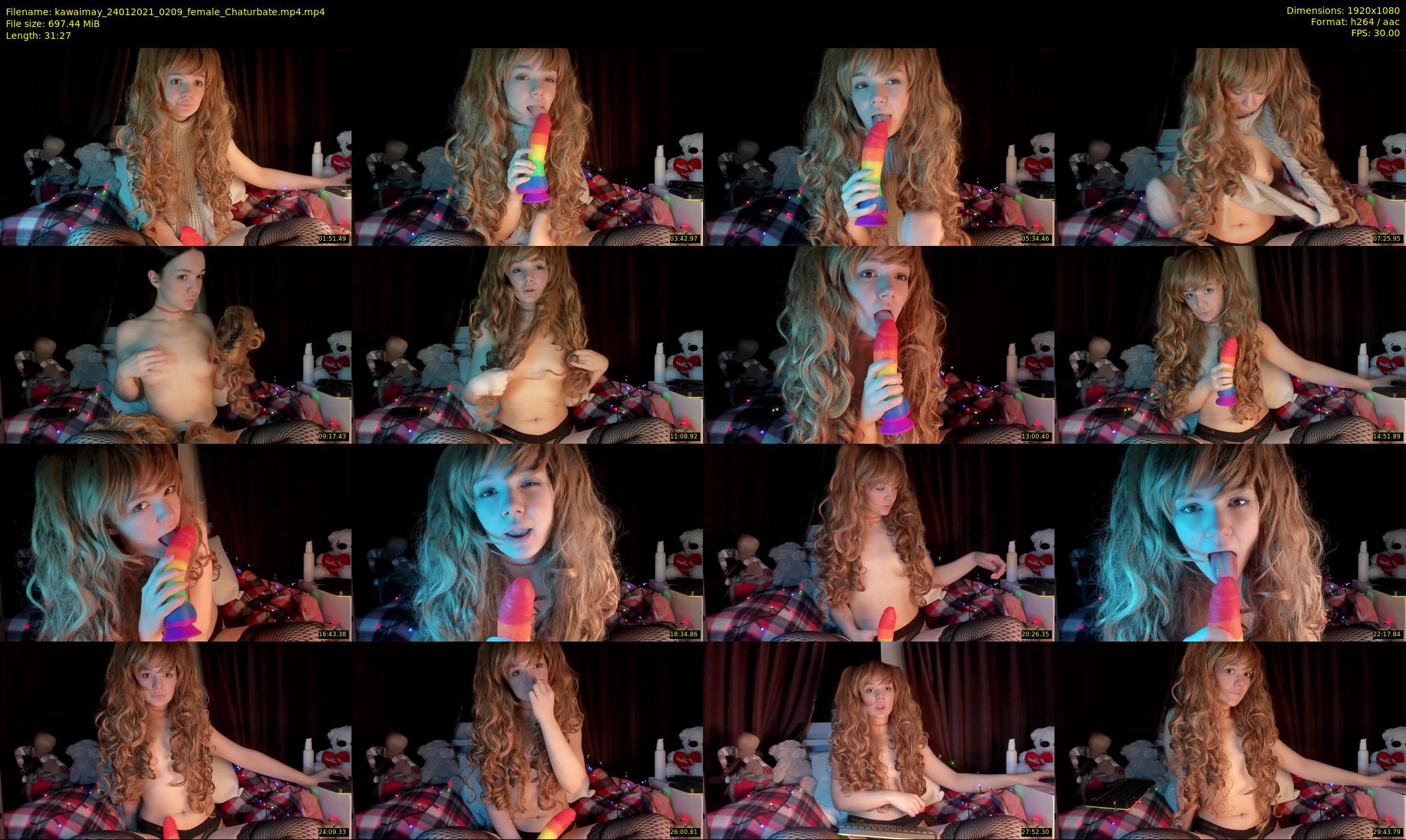 kawaimay — 32 minute Chaturbate female cam show recording, 1080p, Jan 24, 2021