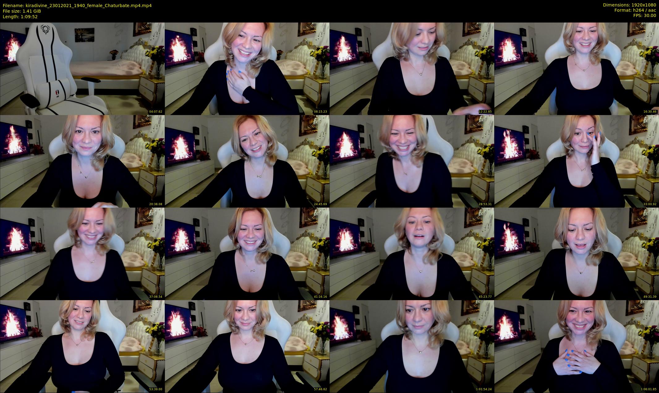 kiradivine — 70 minute Chaturbate female cam show recording, 1080p, Jan 23, 2021