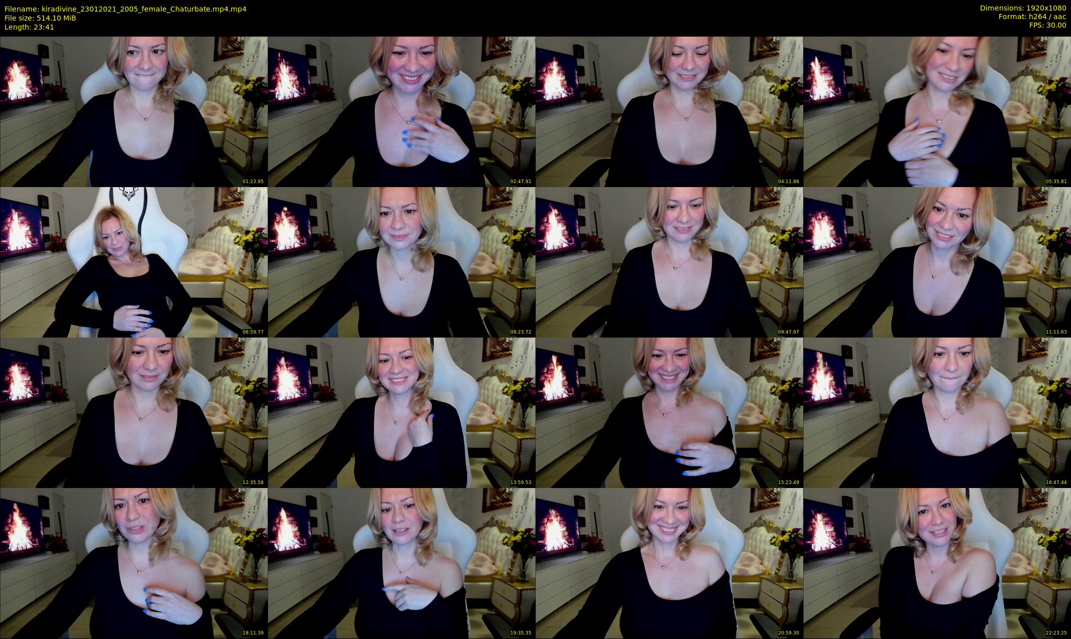 kiradivine — 24 minute Chaturbate female cam show recording, 1080p, Jan 23, 2021