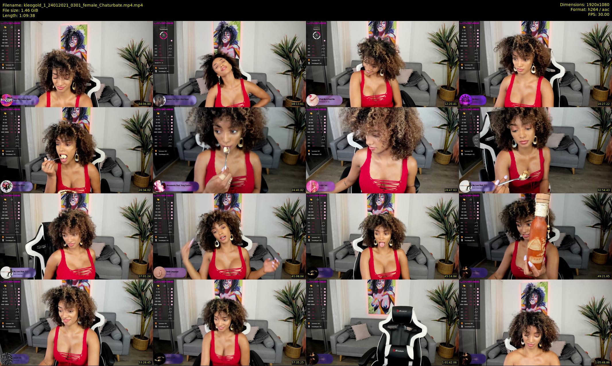 kleogold_1 — 70 minute Chaturbate female cam show recording, 1080p, Jan 24, 2021
