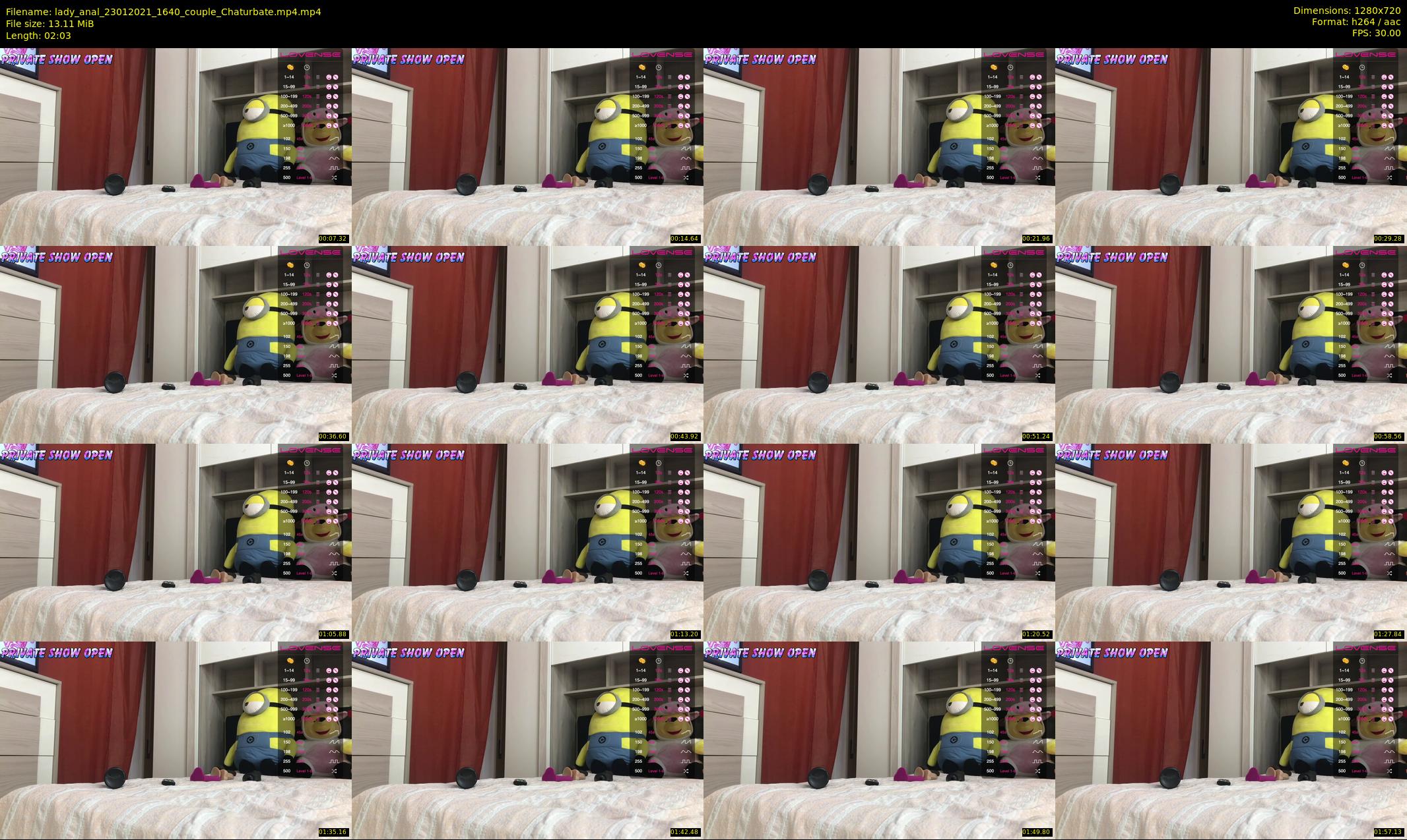 lady_anal — 3 minute Chaturbate female cam show recording, 720p, Jan 23, 2021