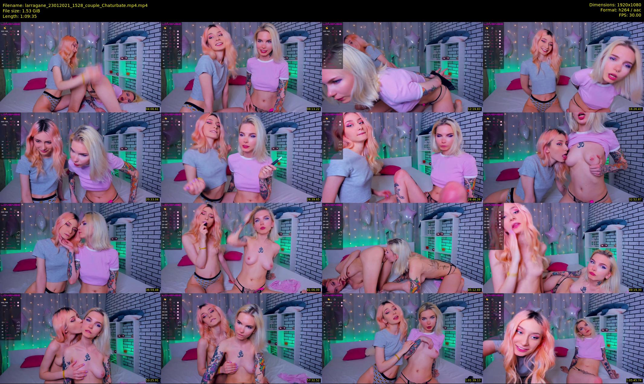larragane — 70 minute Chaturbate couple cam show recording, 1080p, Jan 23, 2021