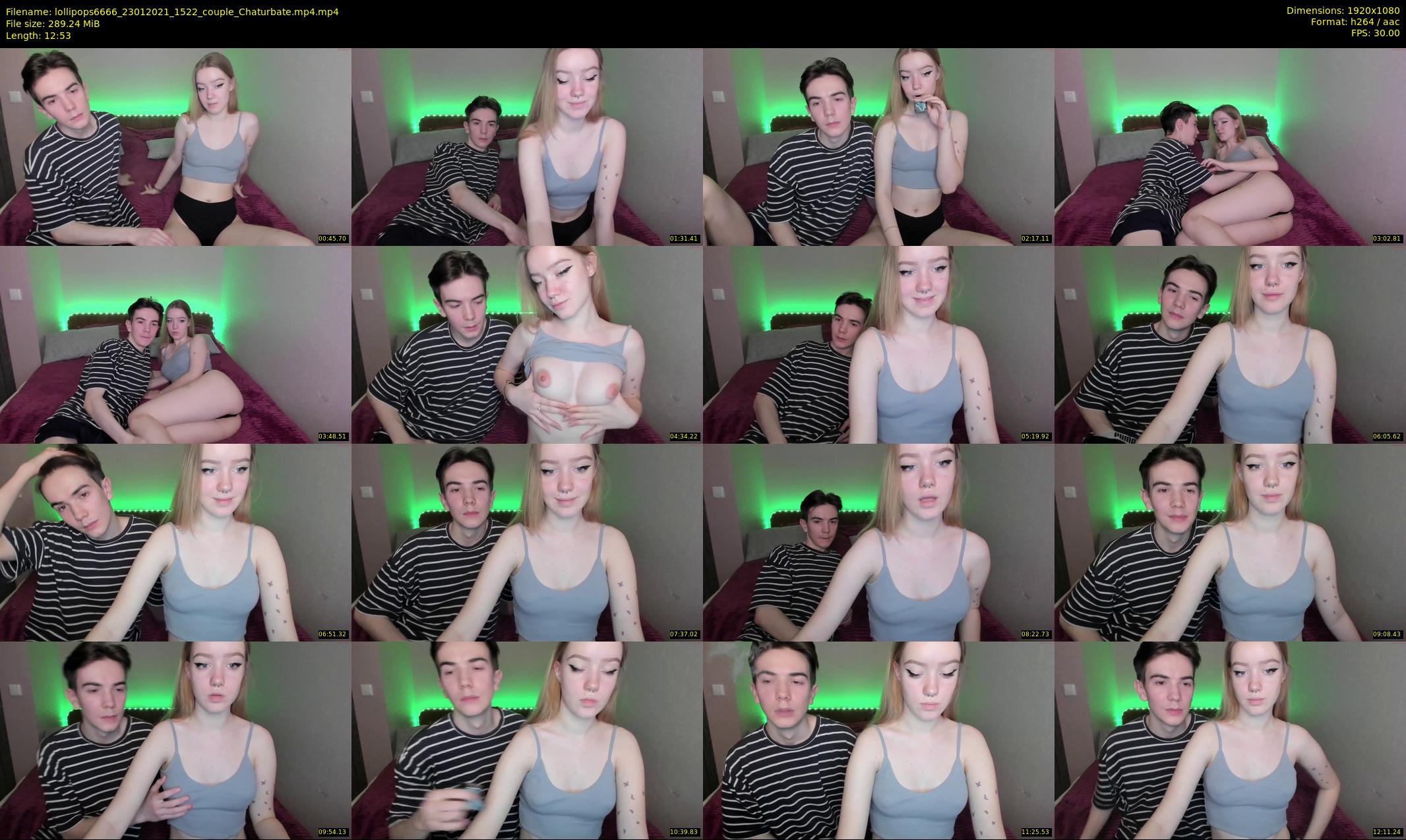 lollipops6666 — 13 minute Chaturbate couple cam show recording, 1080p, Jan 23, 2021