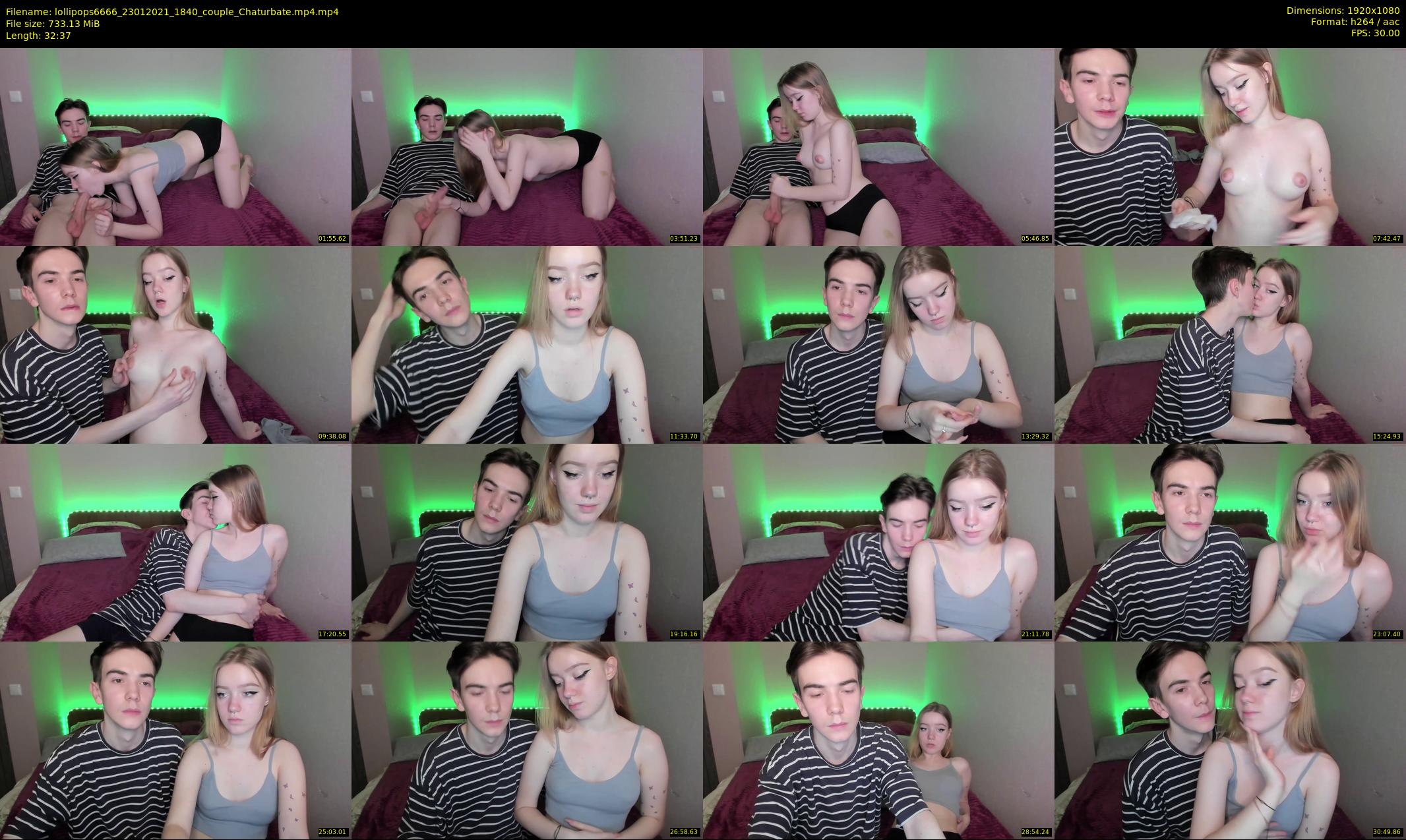 lollipops6666 — 33 minute Chaturbate couple cam show recording, 1080p, Jan 23, 2021