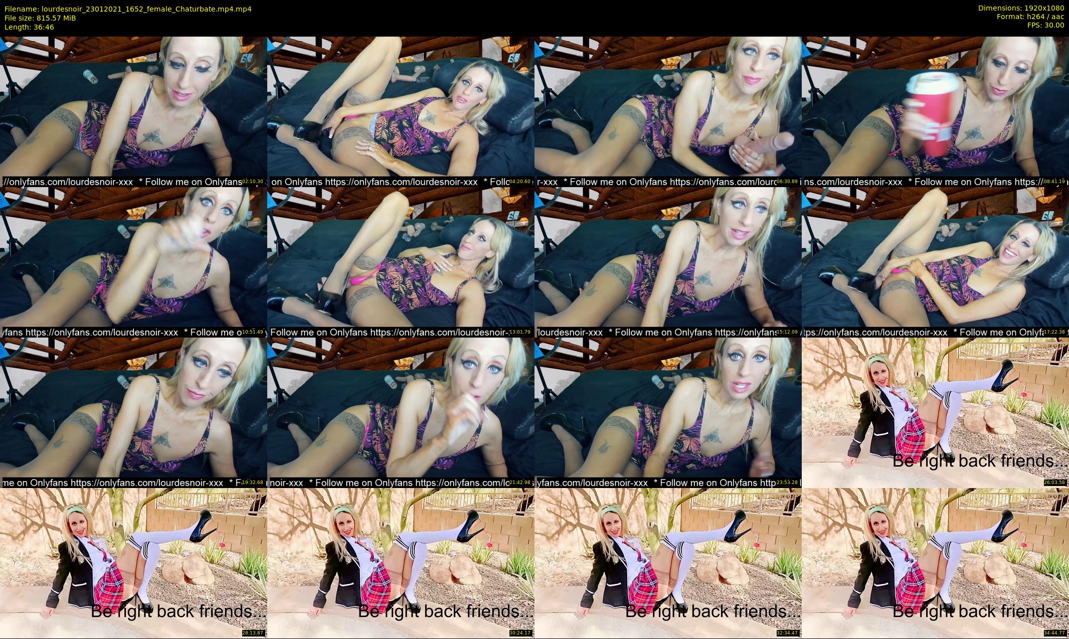 lourdesnoir — 37 minute Chaturbate female cam show recording, 1080p, Jan 23, 2021