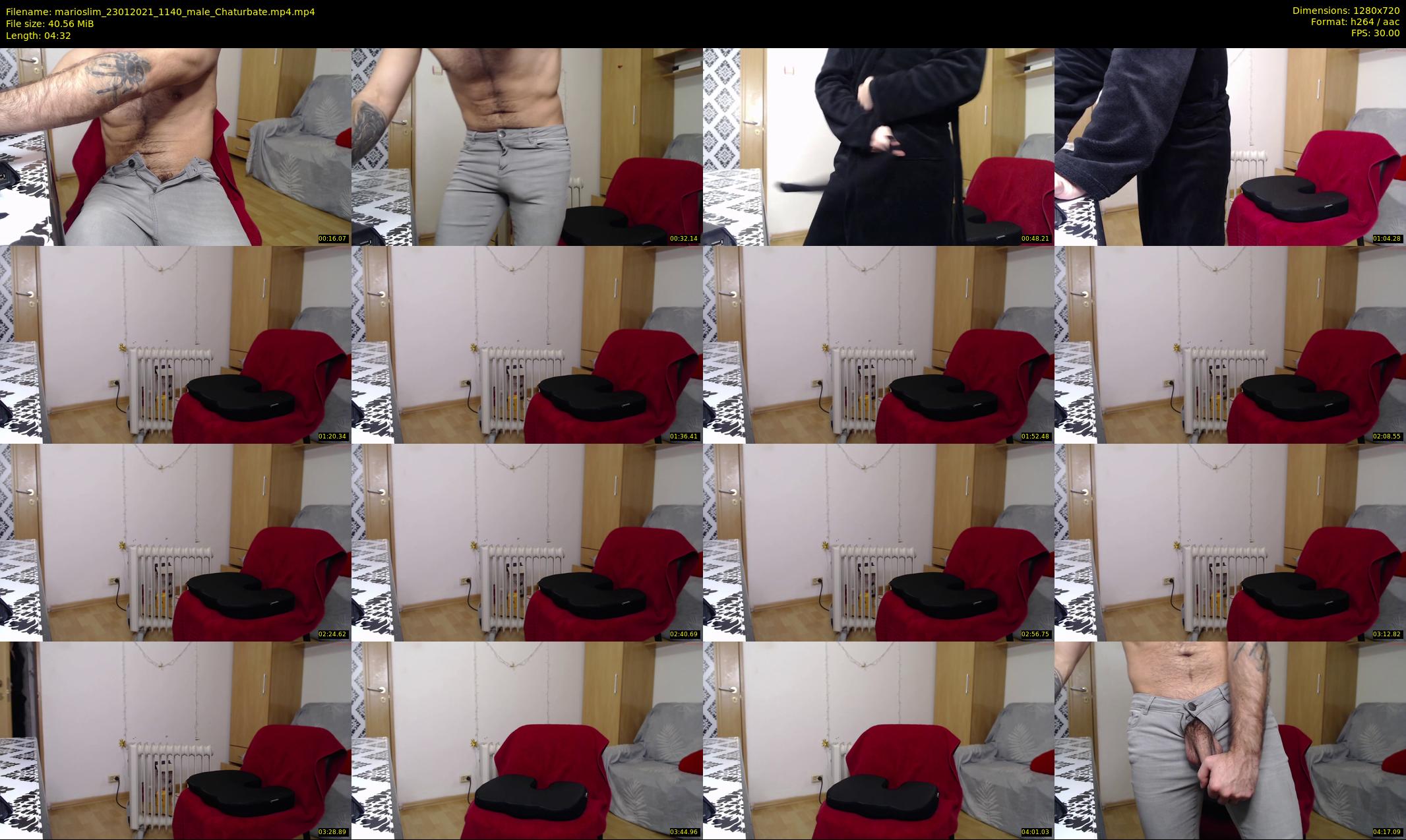 marioslim — 5 minute Chaturbate male cam show recording, 720p, Jan 23, 2021