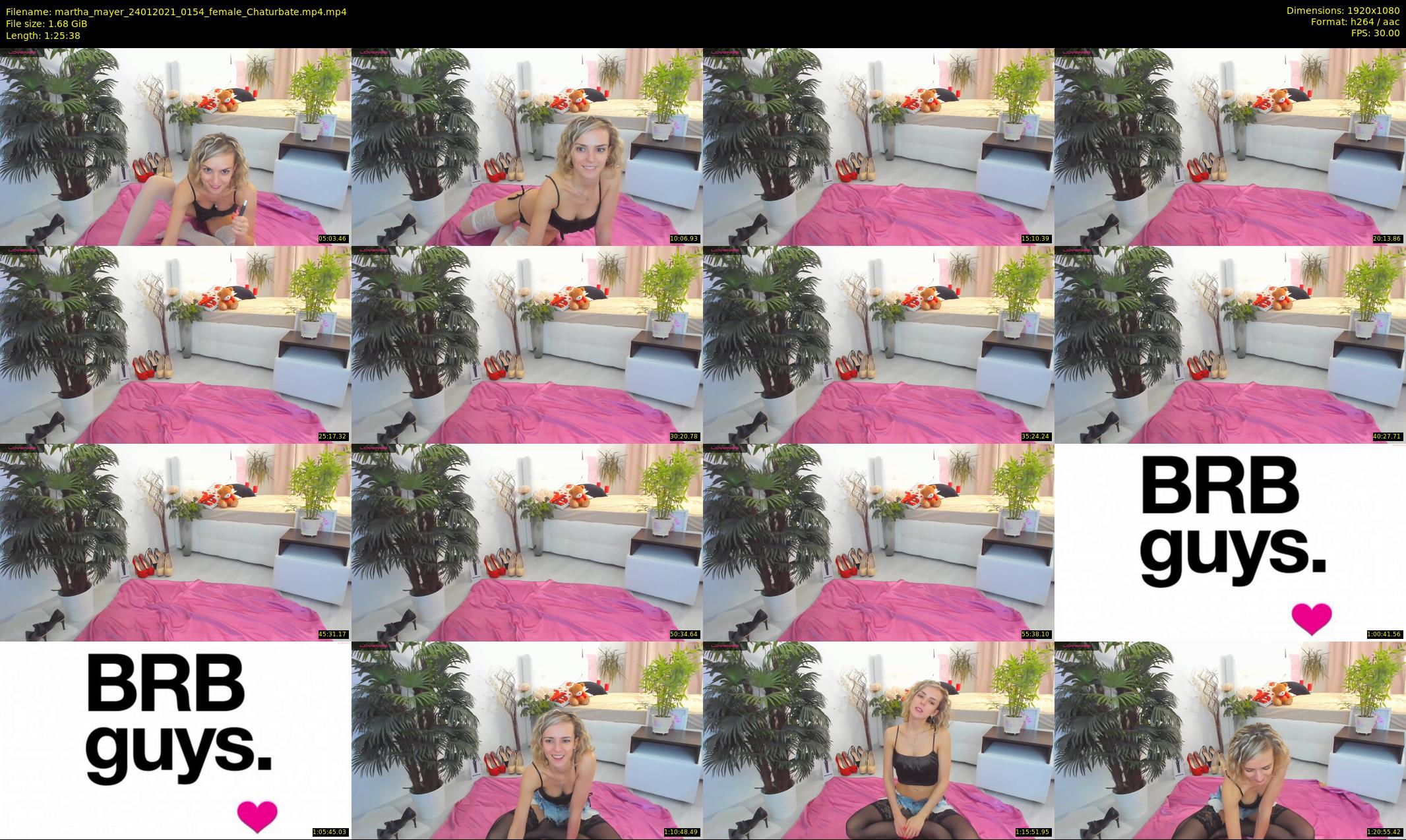 martha_mayer — 86 minute Chaturbate female cam show recording, 1080p, Jan 24, 2021