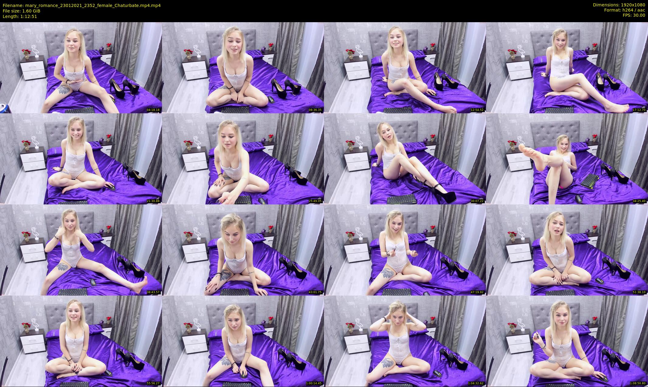mary_romance — 73 minute Chaturbate female cam show recording, 1080p, Jan 23, 2021