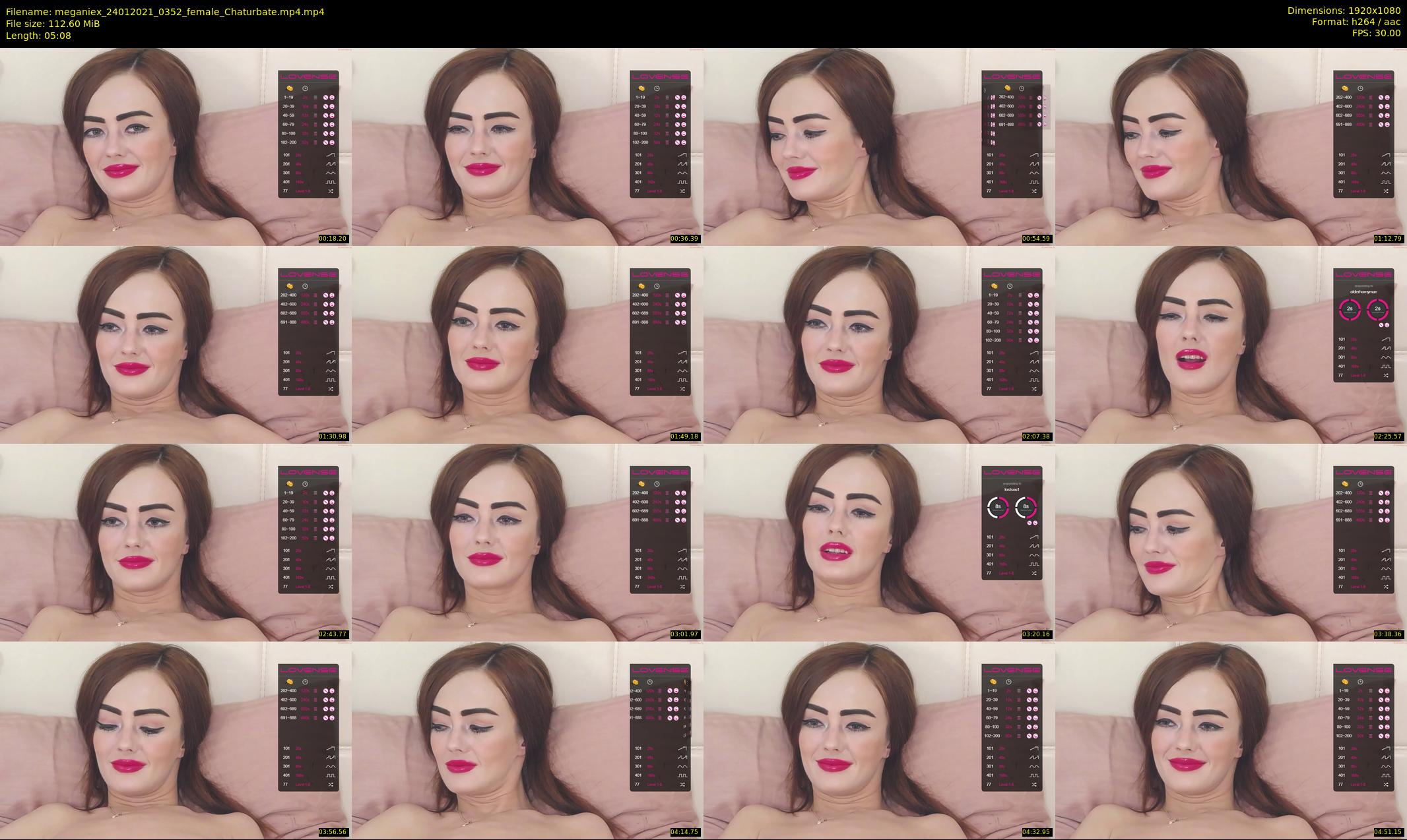 meganiex — 6 minute Chaturbate female cam show recording, 1080p, Jan 24, 2021