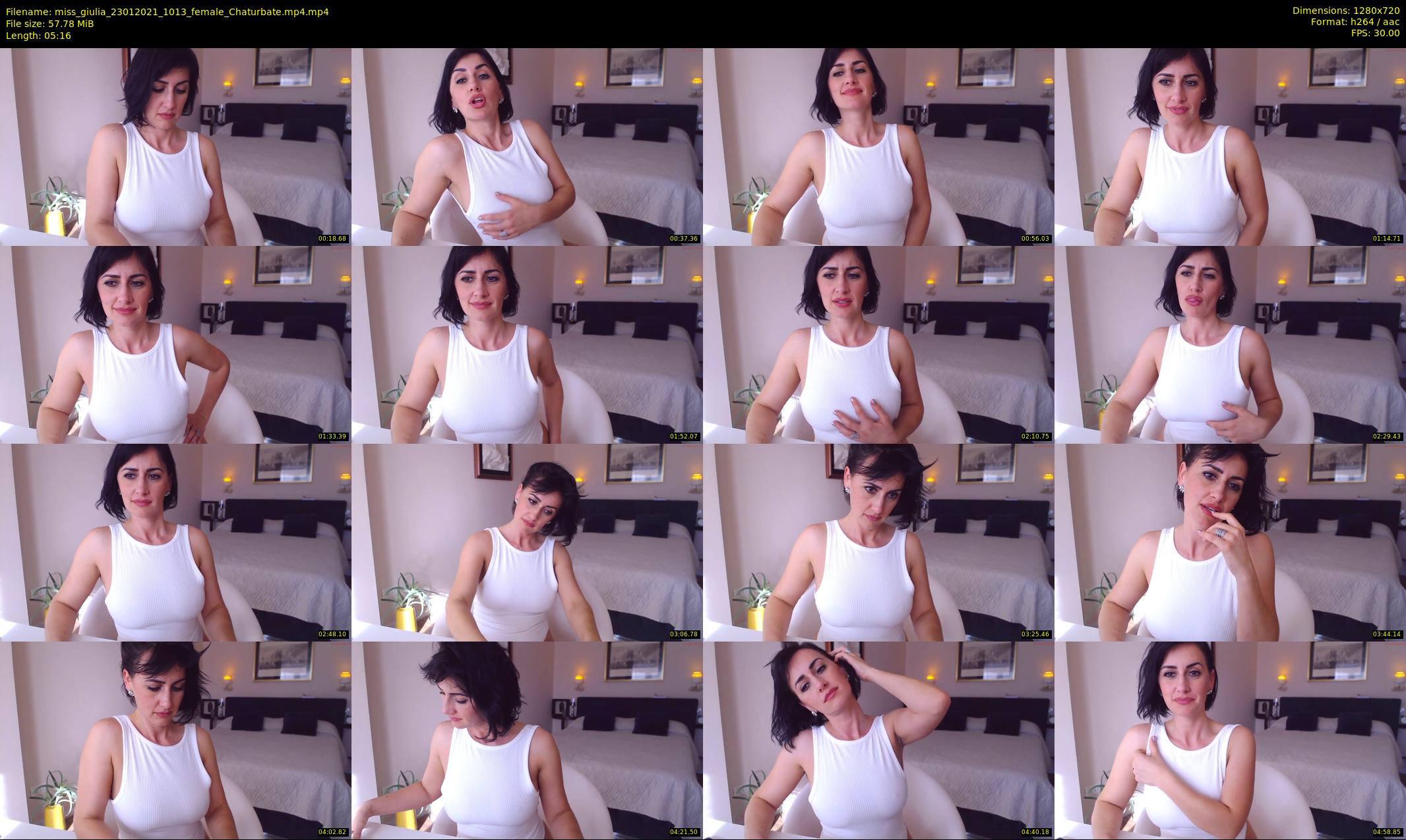 miss_giulia — 6 minute Chaturbate female cam show recording, 720p, Jan 23, 2021