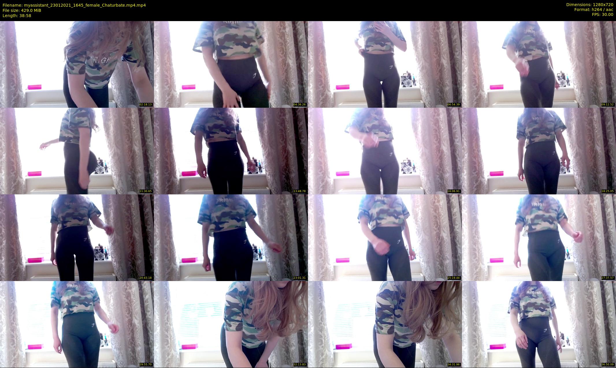 myassistant — 39 minute Chaturbate female cam show recording, 720p, Jan 23, 2021