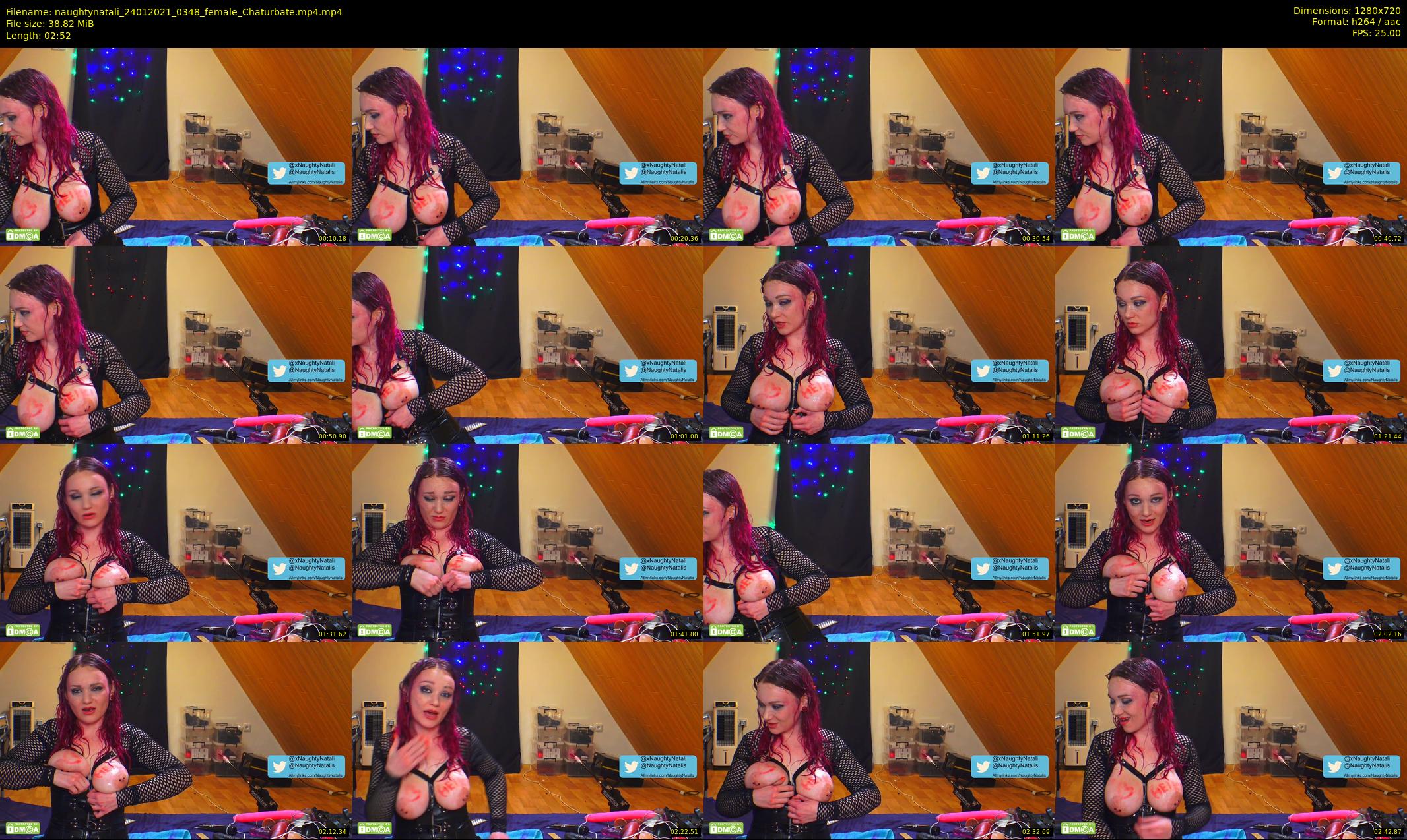 naughtynatali — 3 minute Chaturbate female cam show recording, 720p, Jan 24, 2021