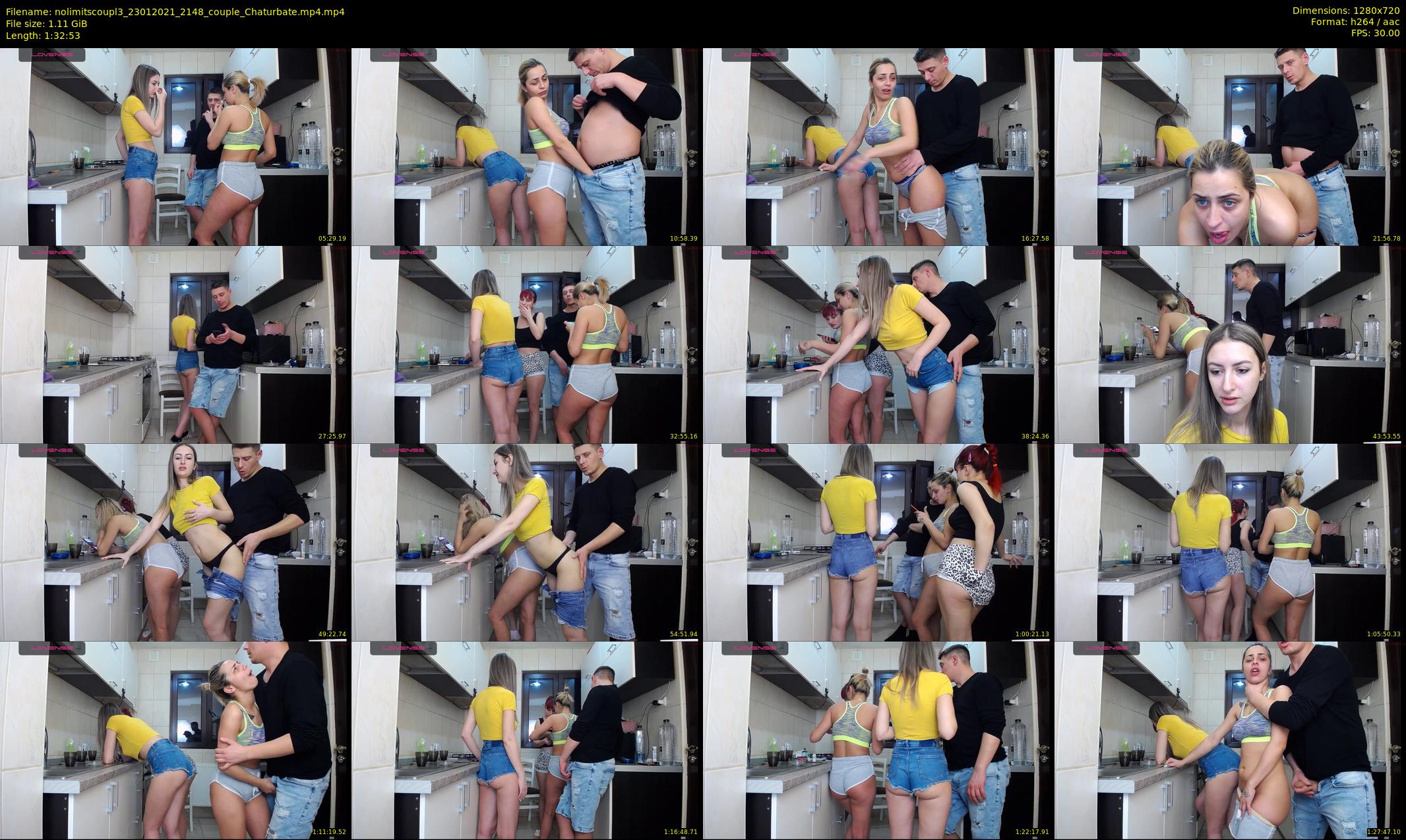 nolimitscoupl3 — 93 minute Chaturbate couple cam show recording, 720p, Jan 23, 2021