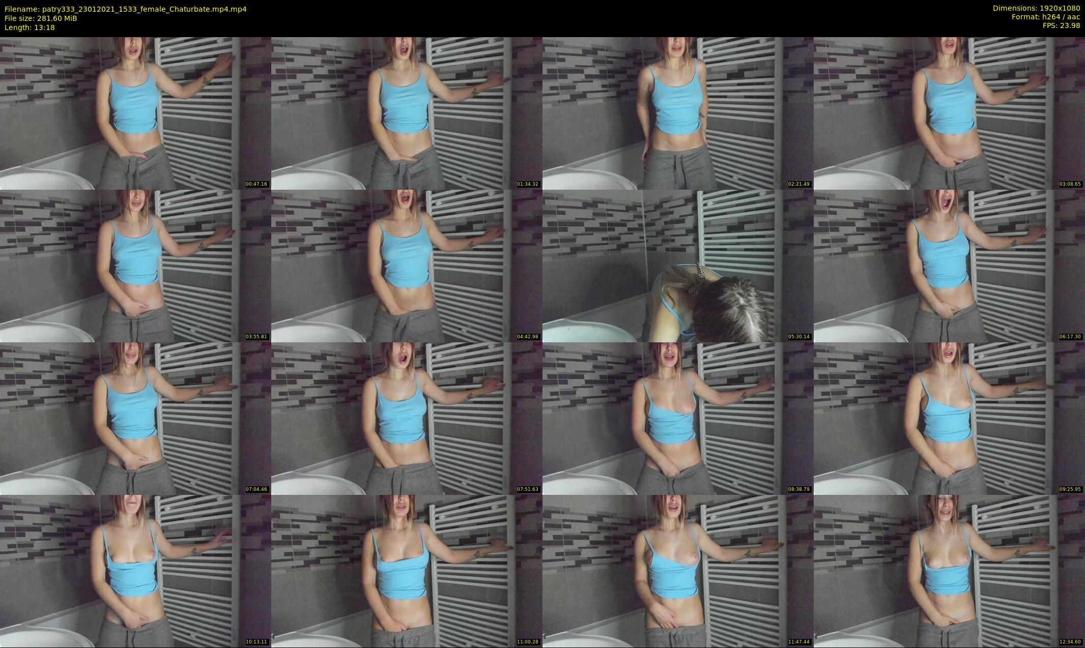 patry333 — 14 minute Chaturbate female cam show recording, 1080p, Jan 23, 2021
