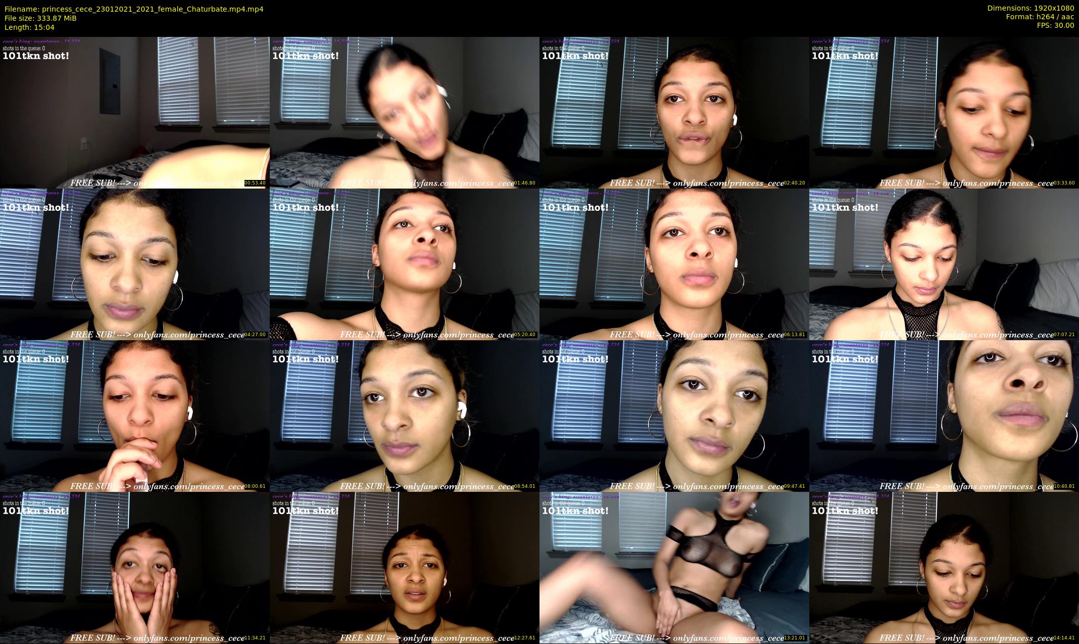 princess_cece — 16 minute Chaturbate female cam show recording, 1080p, Jan 23, 2021