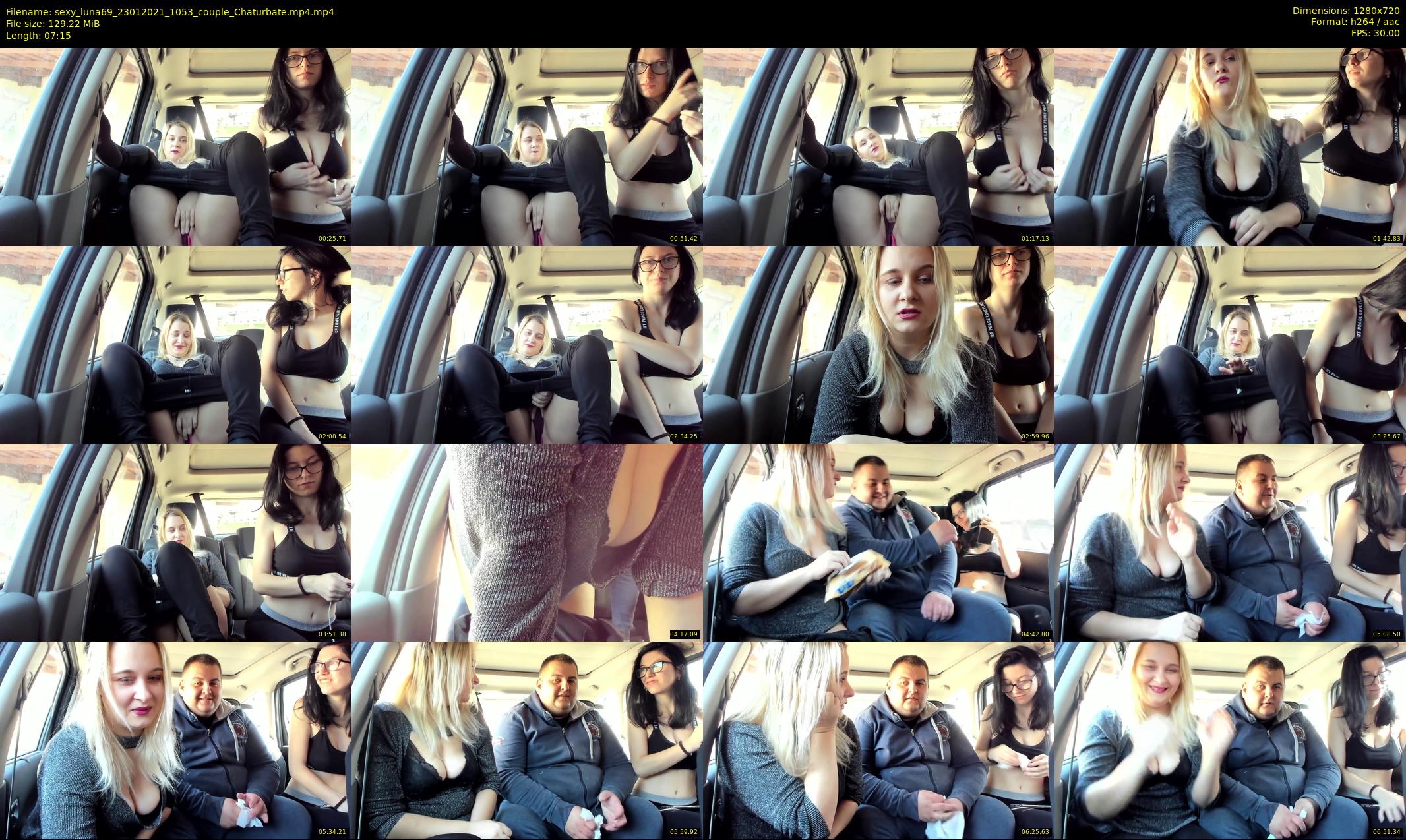 sexy_luna69 — 8 minute Chaturbate couple cam show recording, 720p, Jan 23, 2021