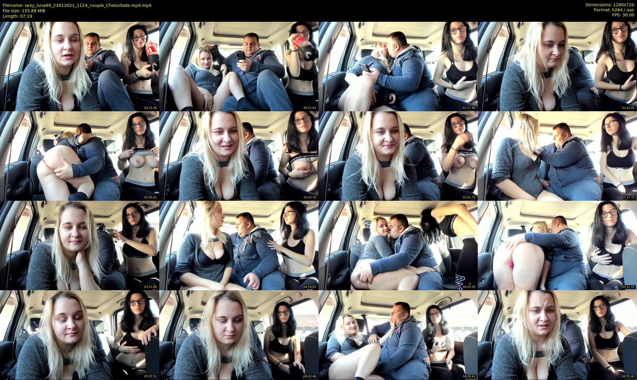 sexy_luna69 — 8 minute Chaturbate couple cam show recording, 720p, Jan 23, 2021