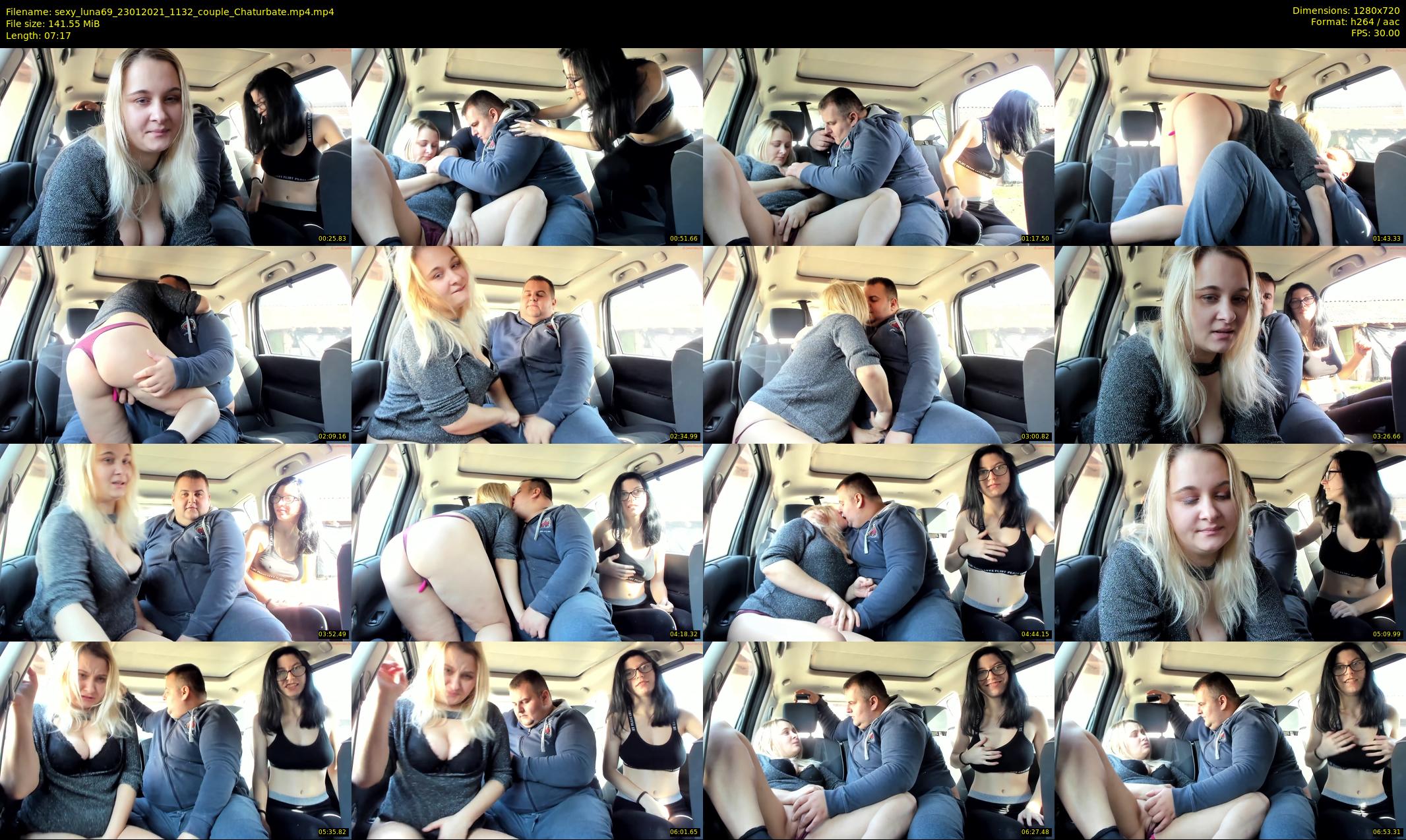 sexy_luna69 — 8 minute Chaturbate couple cam show recording, 720p, Jan 23, 2021
