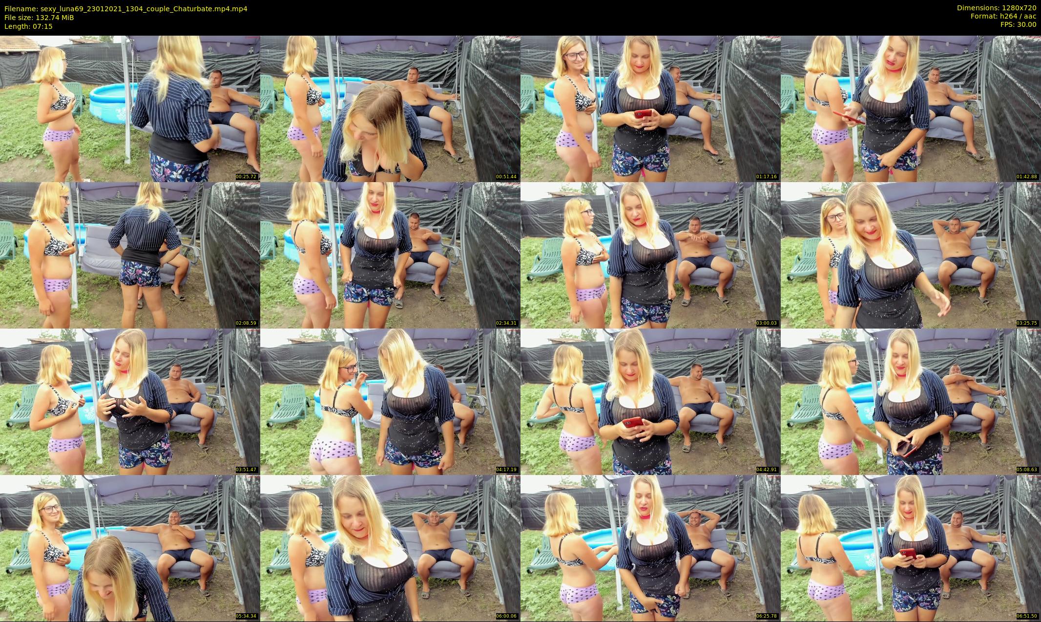 sexy_luna69 — 8 minute Chaturbate couple cam show recording, 720p, Jan 23, 2021