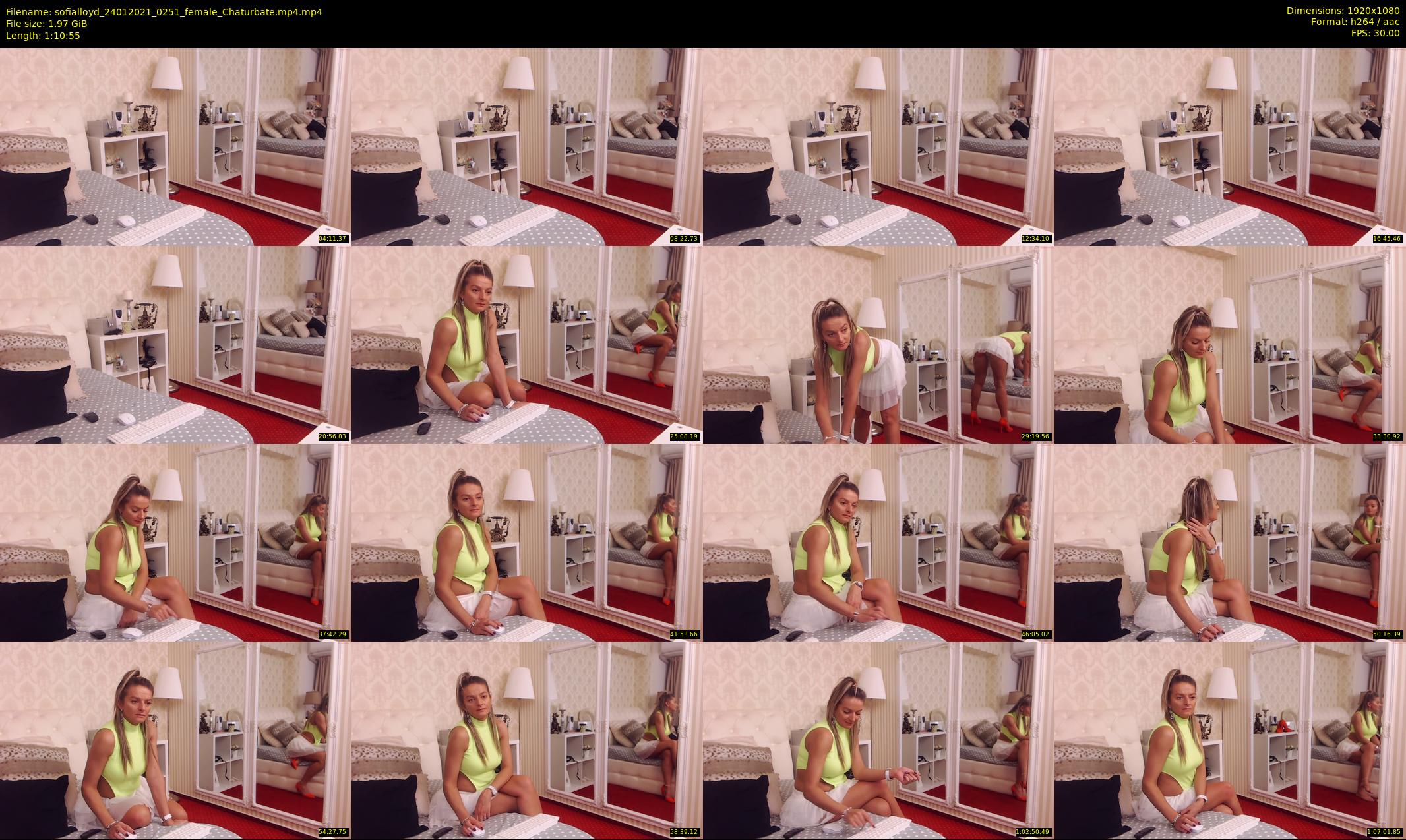 sofialloyd — 71 minute Chaturbate female cam show recording, 1080p, Jan 24, 2021
