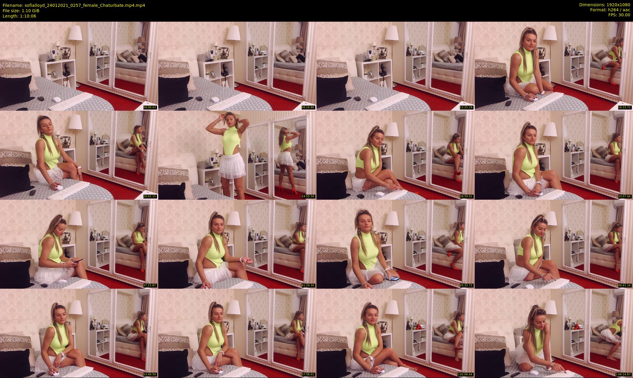 sofialloyd — 71 minute Chaturbate female cam show recording, 1080p, Jan 24, 2021