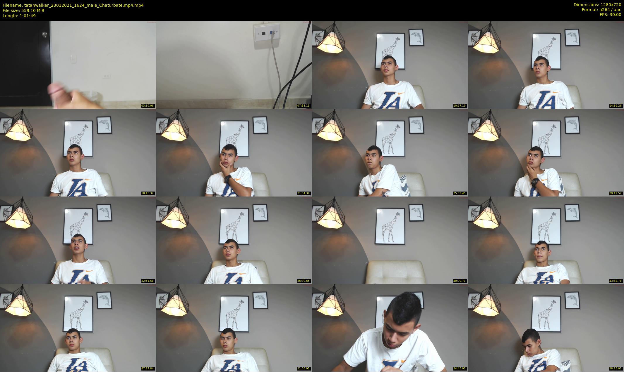 tatanwalker — 62 minute Chaturbate male cam show recording, 720p, Jan 23, 2021
