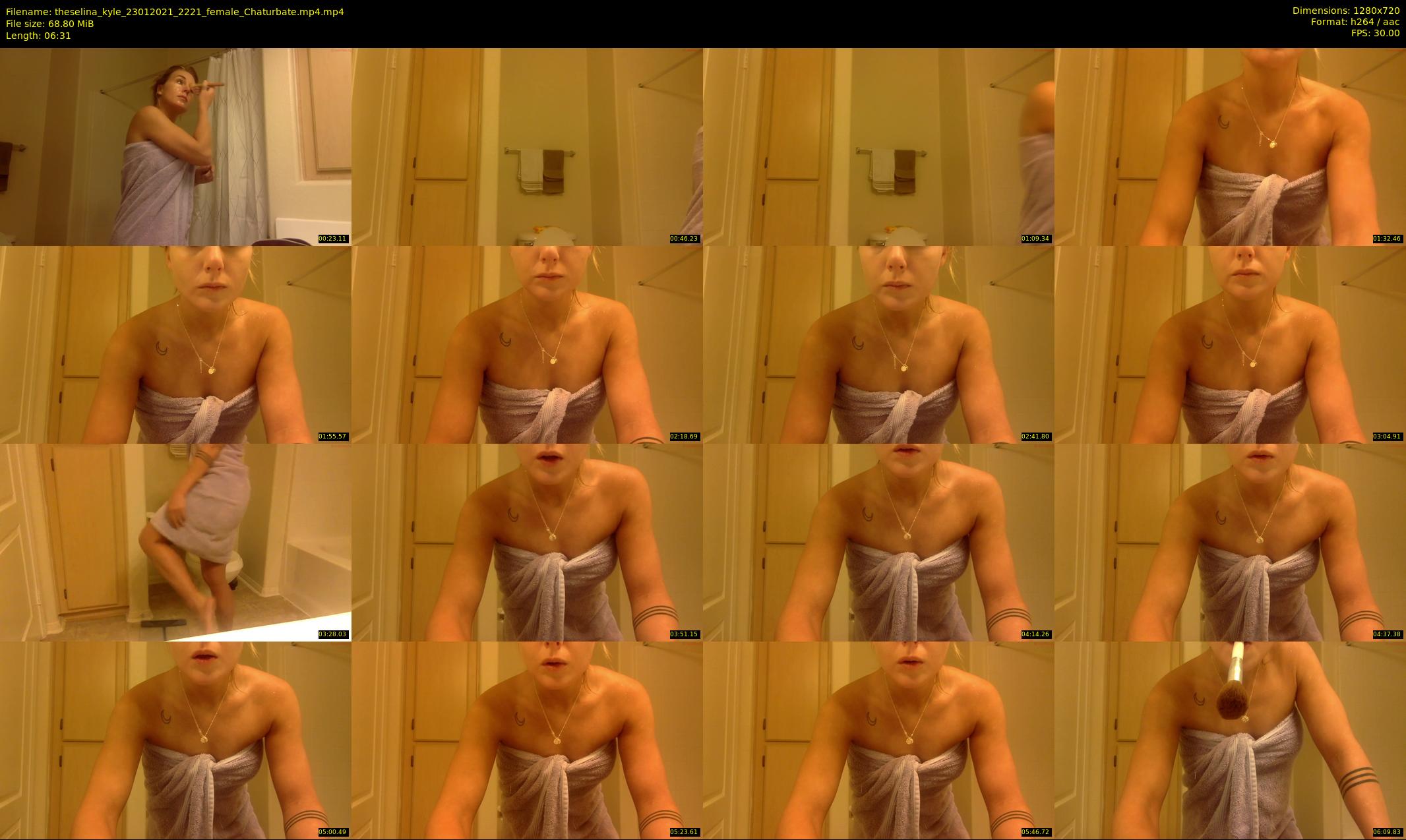 theselina_kyle — 7 minute Chaturbate female cam show recording, 720p, Jan 23, 2021