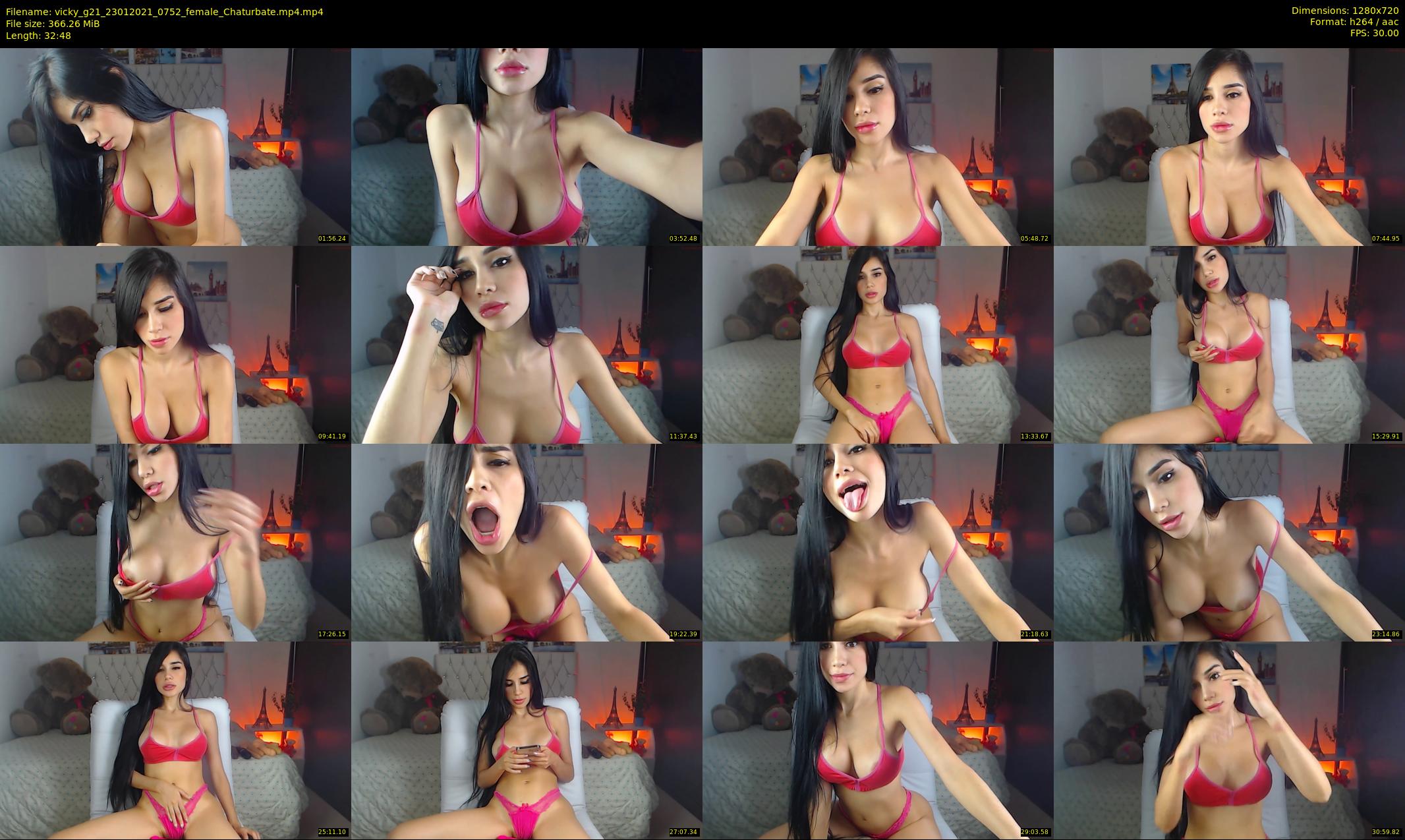 vicky_g21 — 33 minute Chaturbate female cam show recording, 720p, Jan 23, 2021