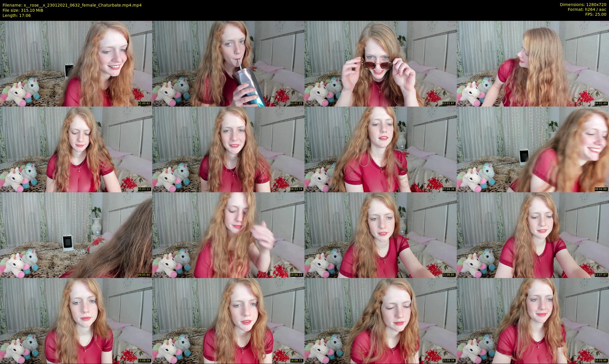 x__rose__x — 18 minute Chaturbate female cam show recording, 720p, Jan 23, 2021