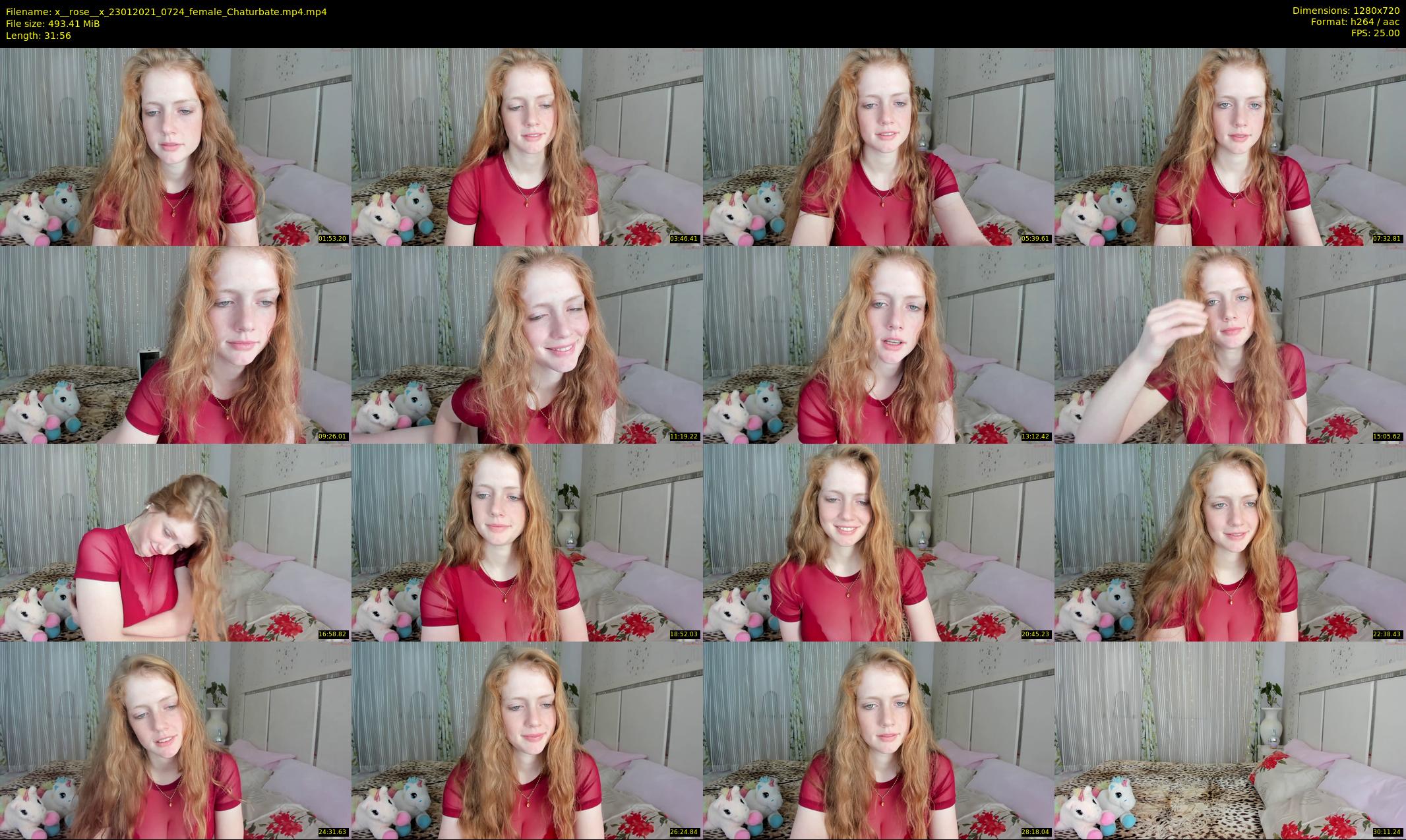 x__rose__x — 32 minute Chaturbate female cam show recording, 720p, Jan 23, 2021