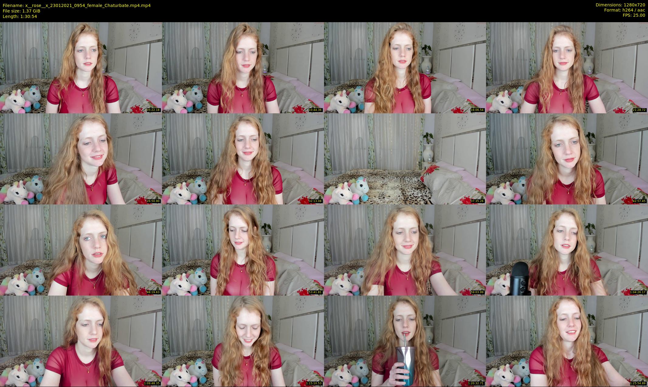 x__rose__x — 91 minute Chaturbate female cam show recording, 720p, Jan 23, 2021