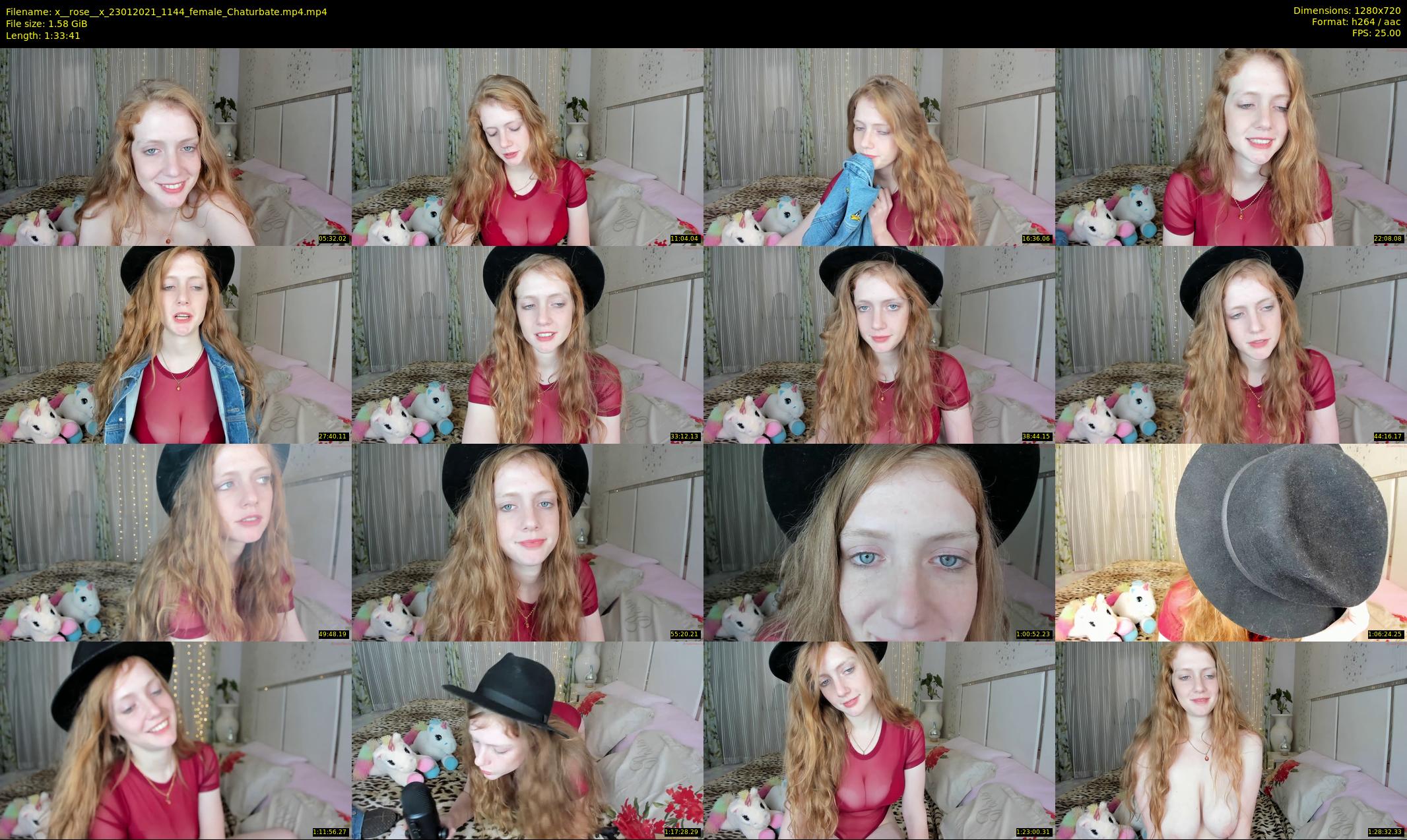 x__rose__x — 94 minute Chaturbate female cam show recording, 720p, Jan 23, 2021
